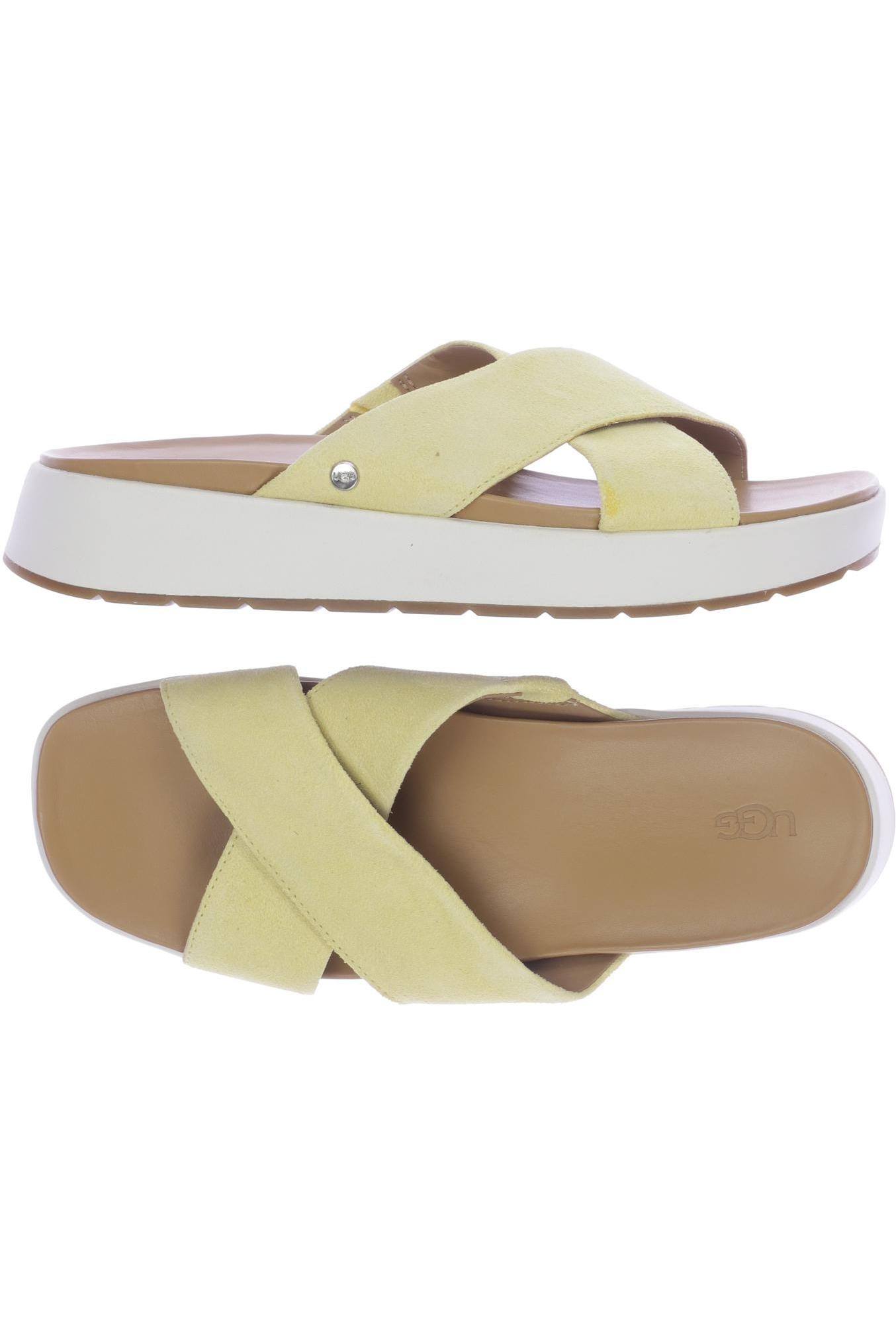 

UGG Damen Sandale, gelb, Gr. 40