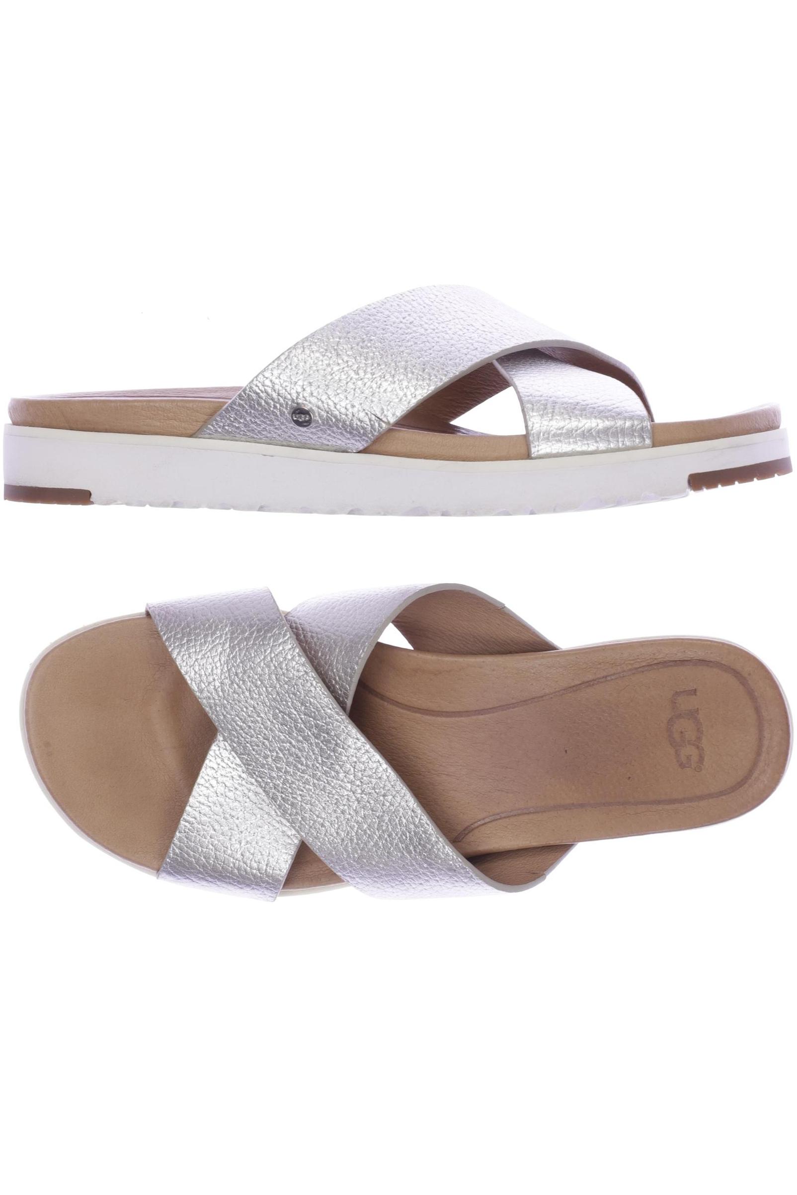 

UGG Damen Sandale, silber, Gr. 37.5