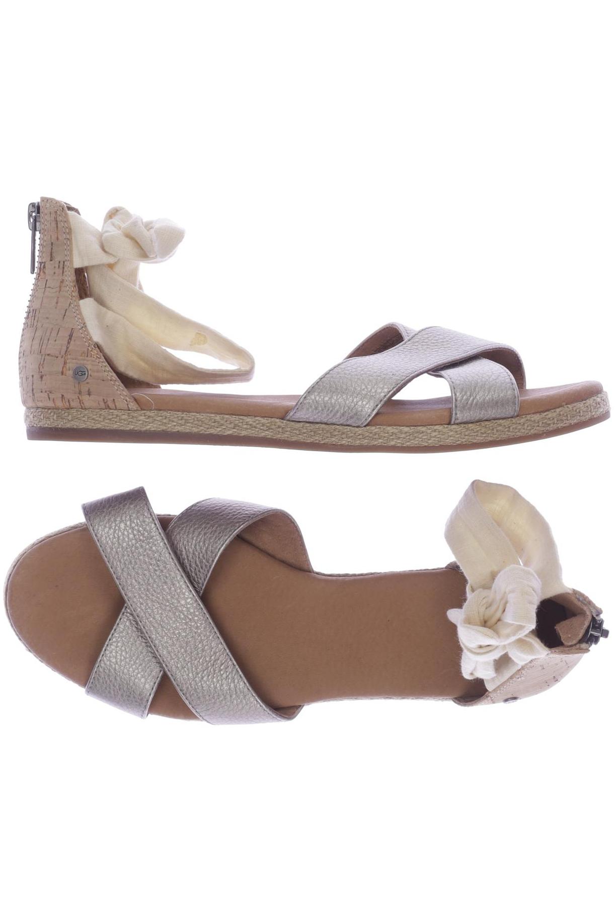 

UGG Damen Sandale, grau, Gr. 38