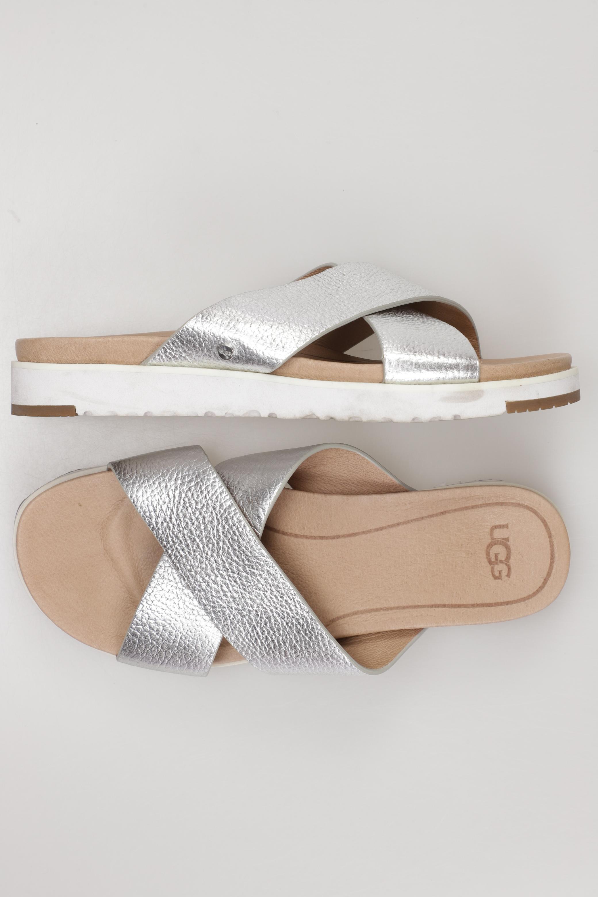 

UGG Damen Sandale, silber, Gr. 38