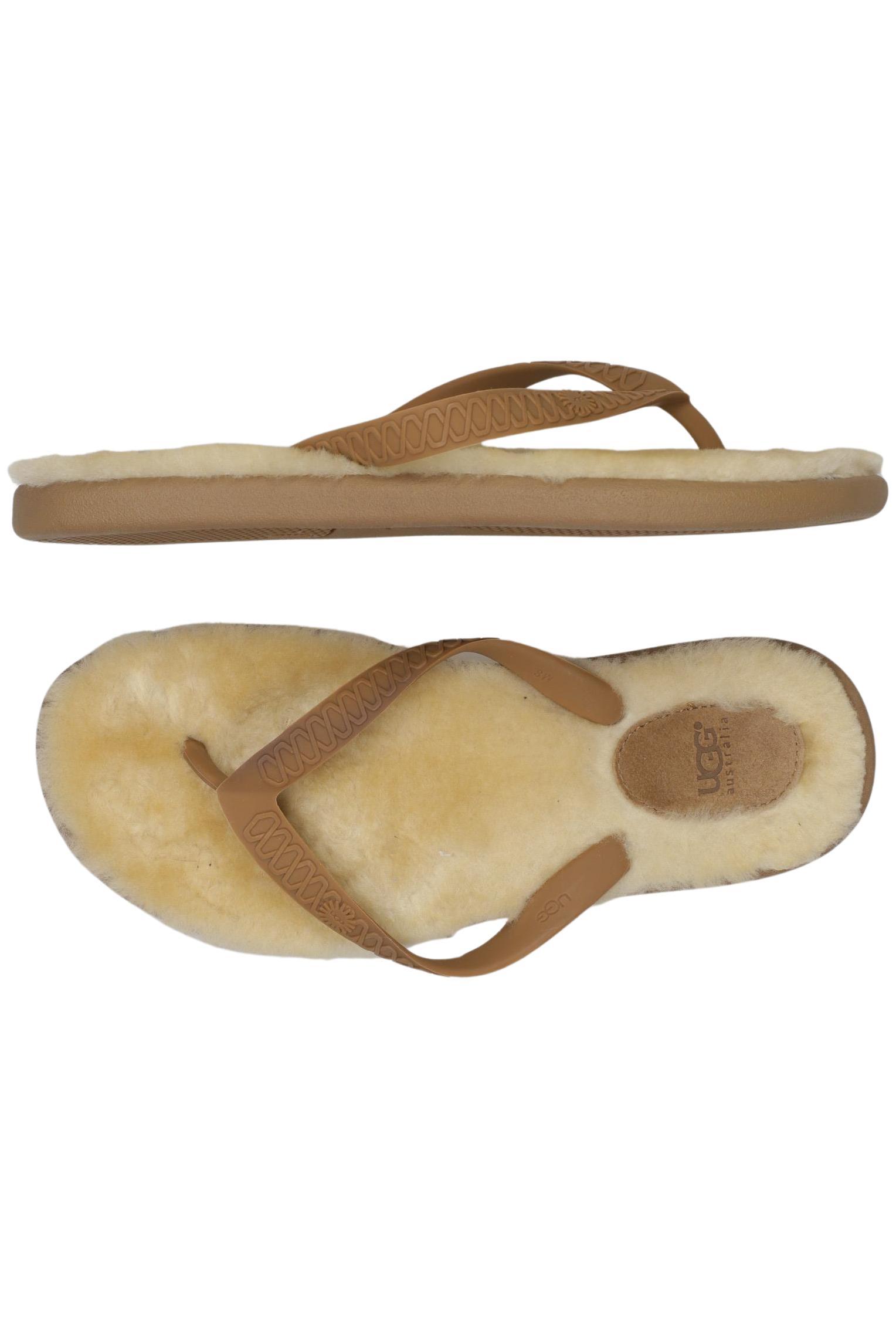 

UGG Damen Sandale, beige, Gr. 8