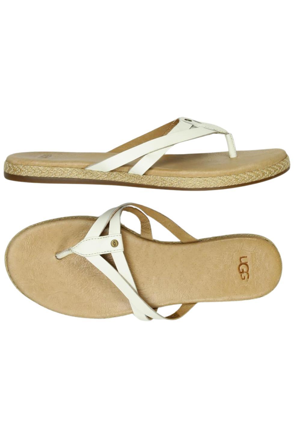 

UGG Damen Sandale, cremeweiß, Gr. 38