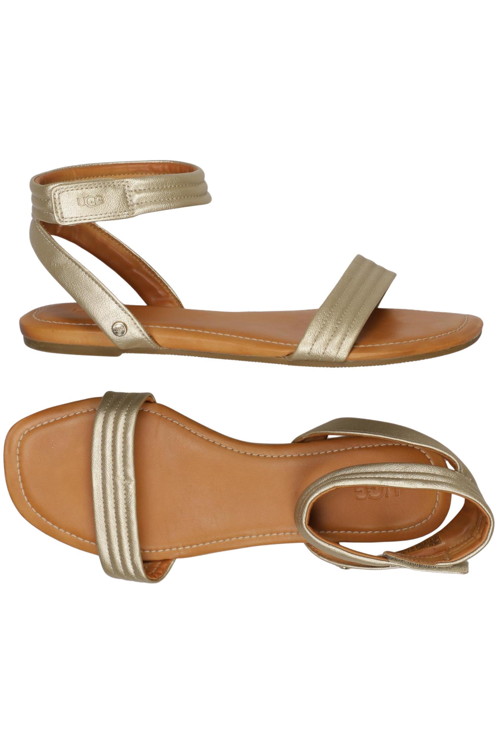 

UGG Damen Sandale, gold, Gr. 41