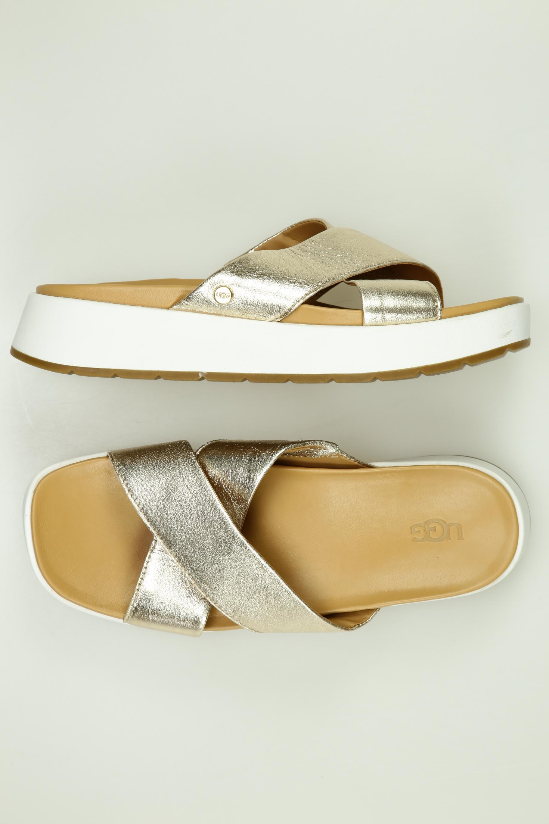

UGG Damen Sandale, gold, Gr. 37