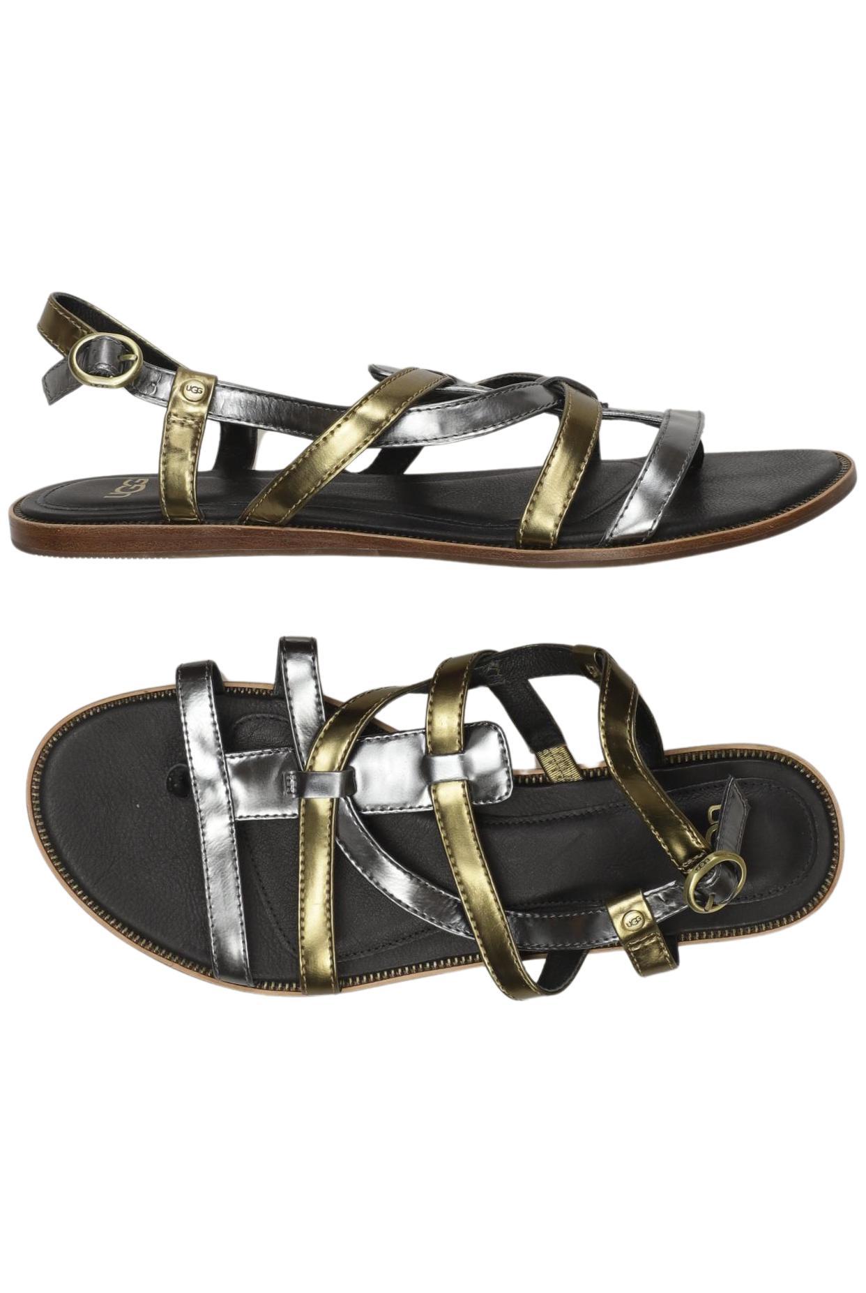 

UGG Damen Sandale, silber, Gr. 38.5