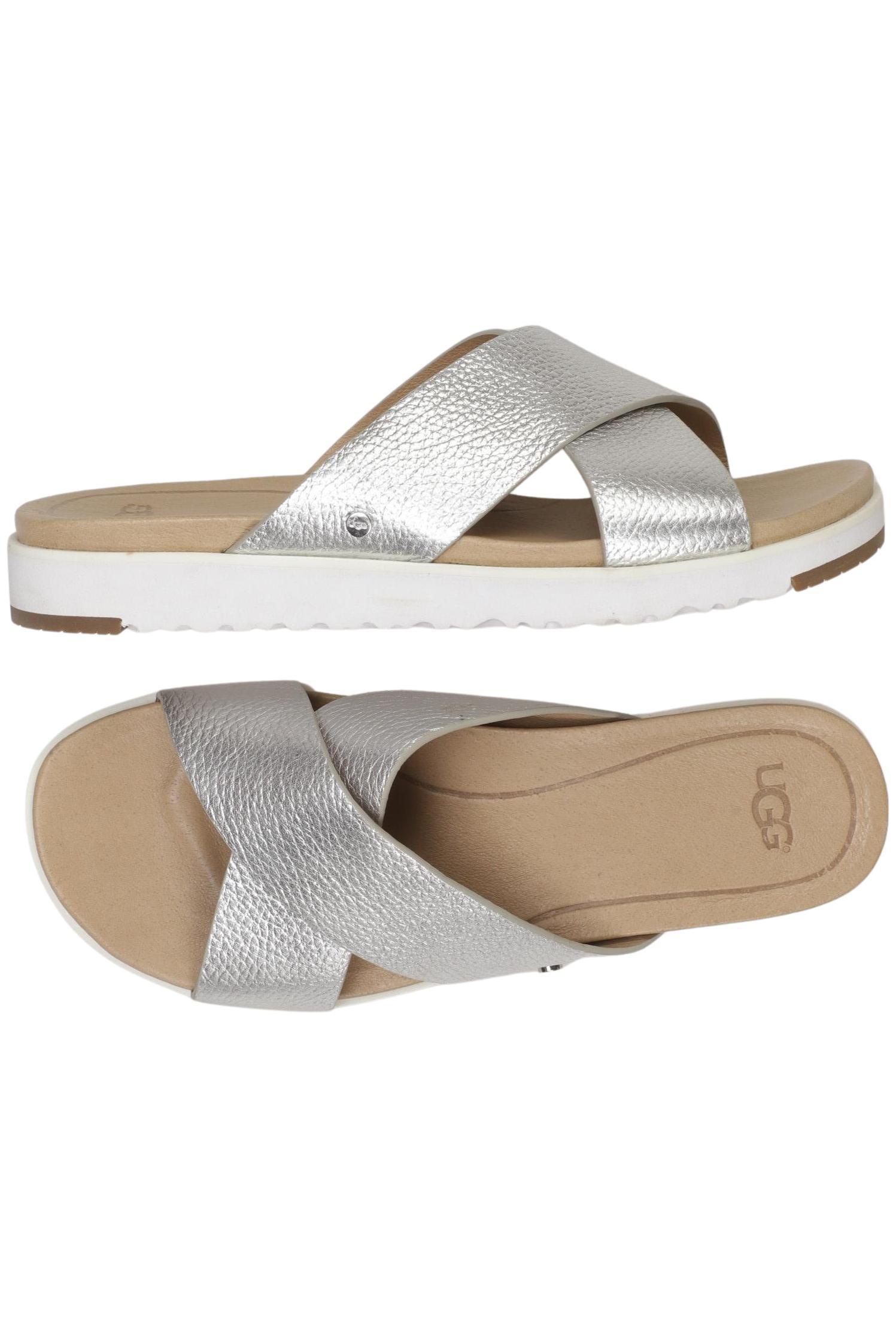 

UGG Damen Sandale, silber, Gr. 38