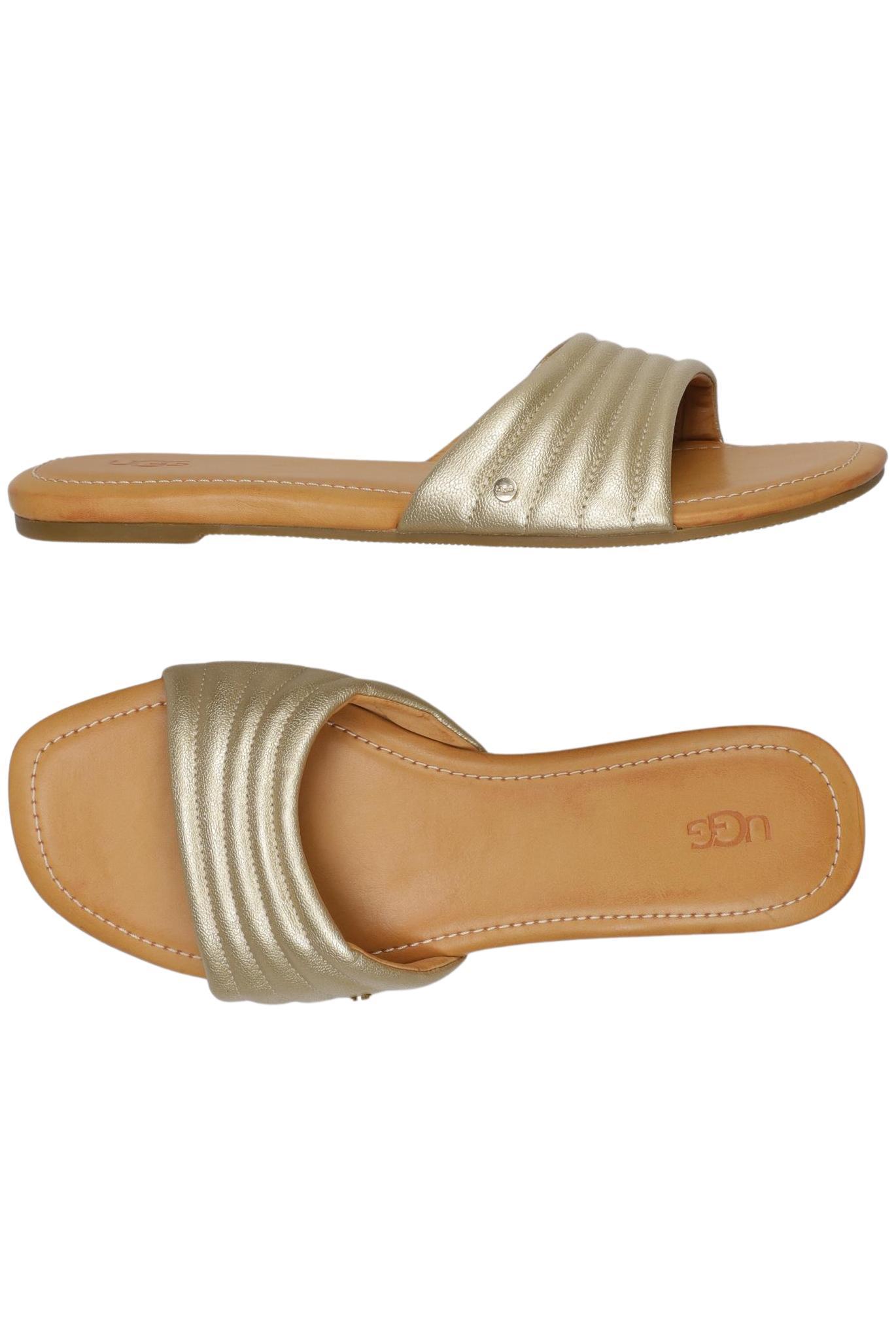 

UGG Damen Sandale, gold, Gr. 41