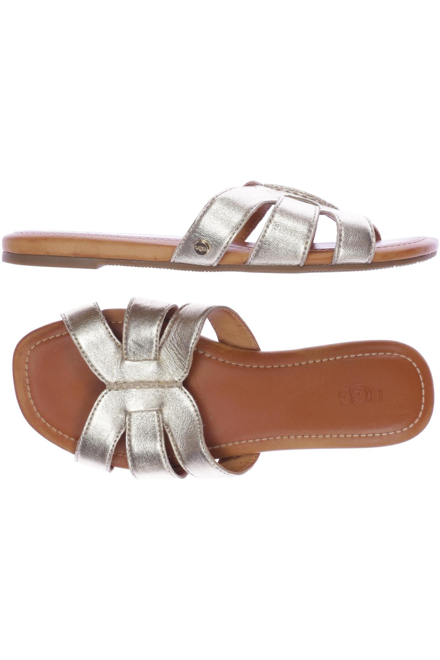 

UGG Damen Sandale, gold, Gr. 38