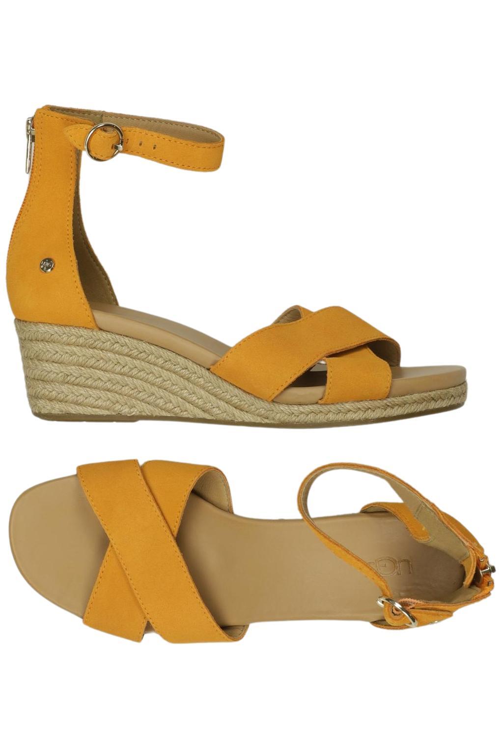 

UGG Damen Sandale, gelb, Gr. 39