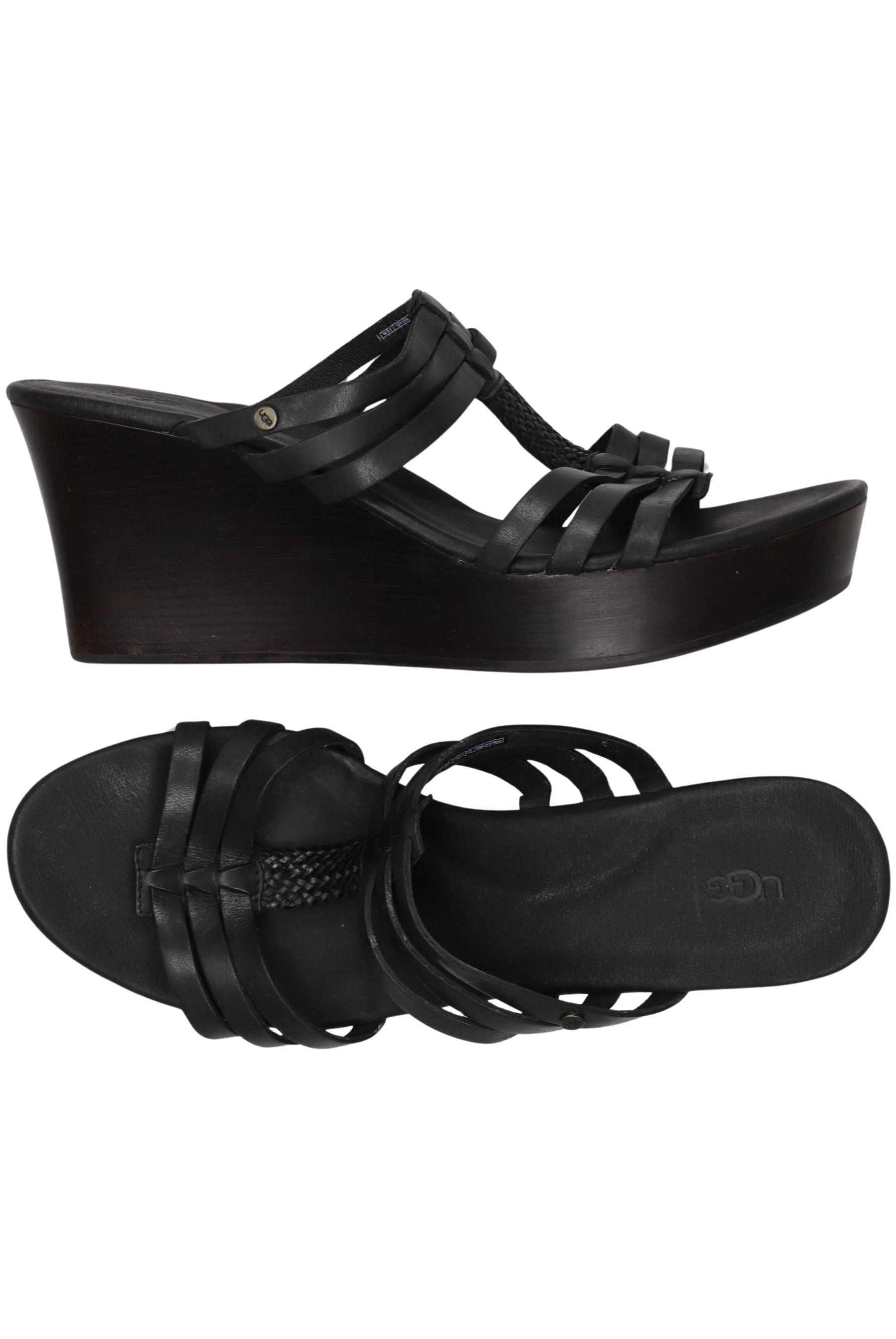 

UGG Damen Sandale, schwarz, Gr. 9.5