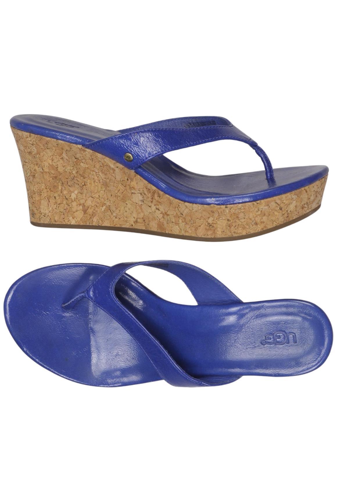 

UGG Damen Sandale, blau, Gr. 39
