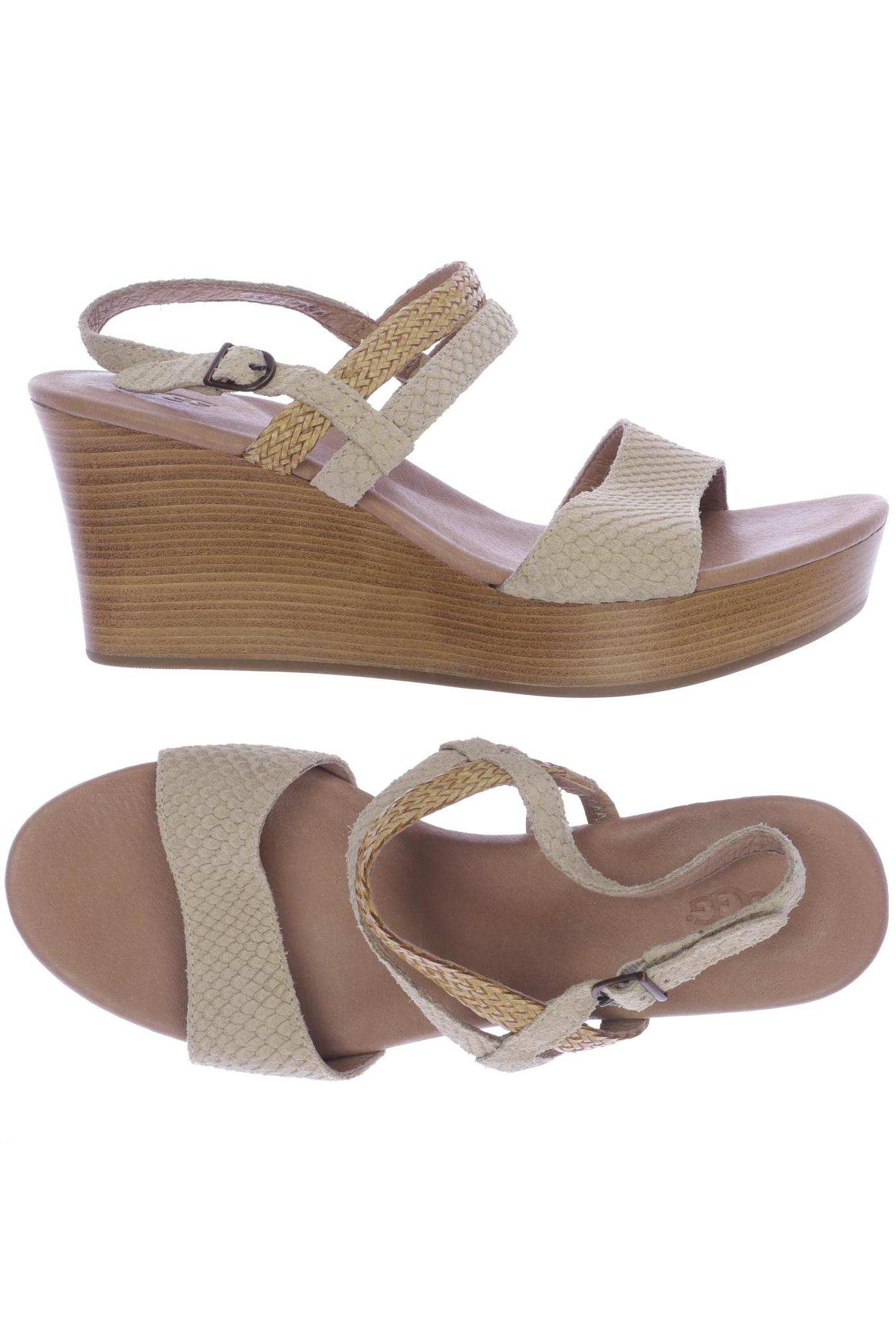 

UGG Damen Sandale, cremeweiß, Gr. 8