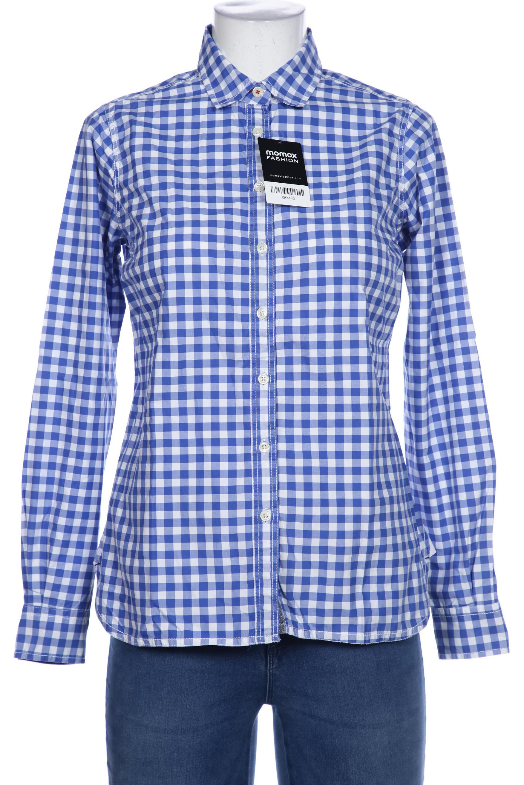 

Uli Knecht Damen Bluse, blau, Gr. 38