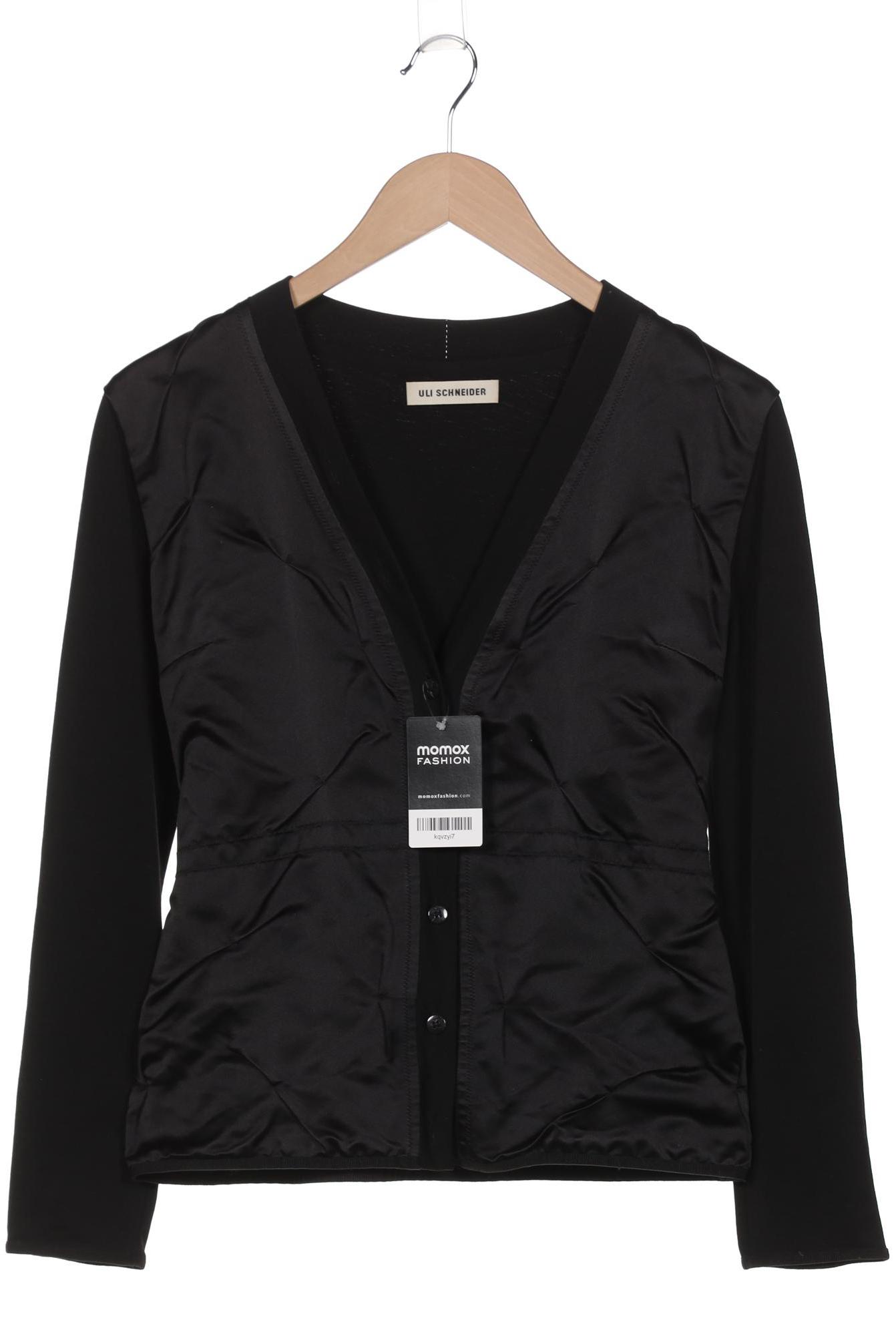 

ULI Schneider Damen Strickjacke, schwarz, Gr. 38