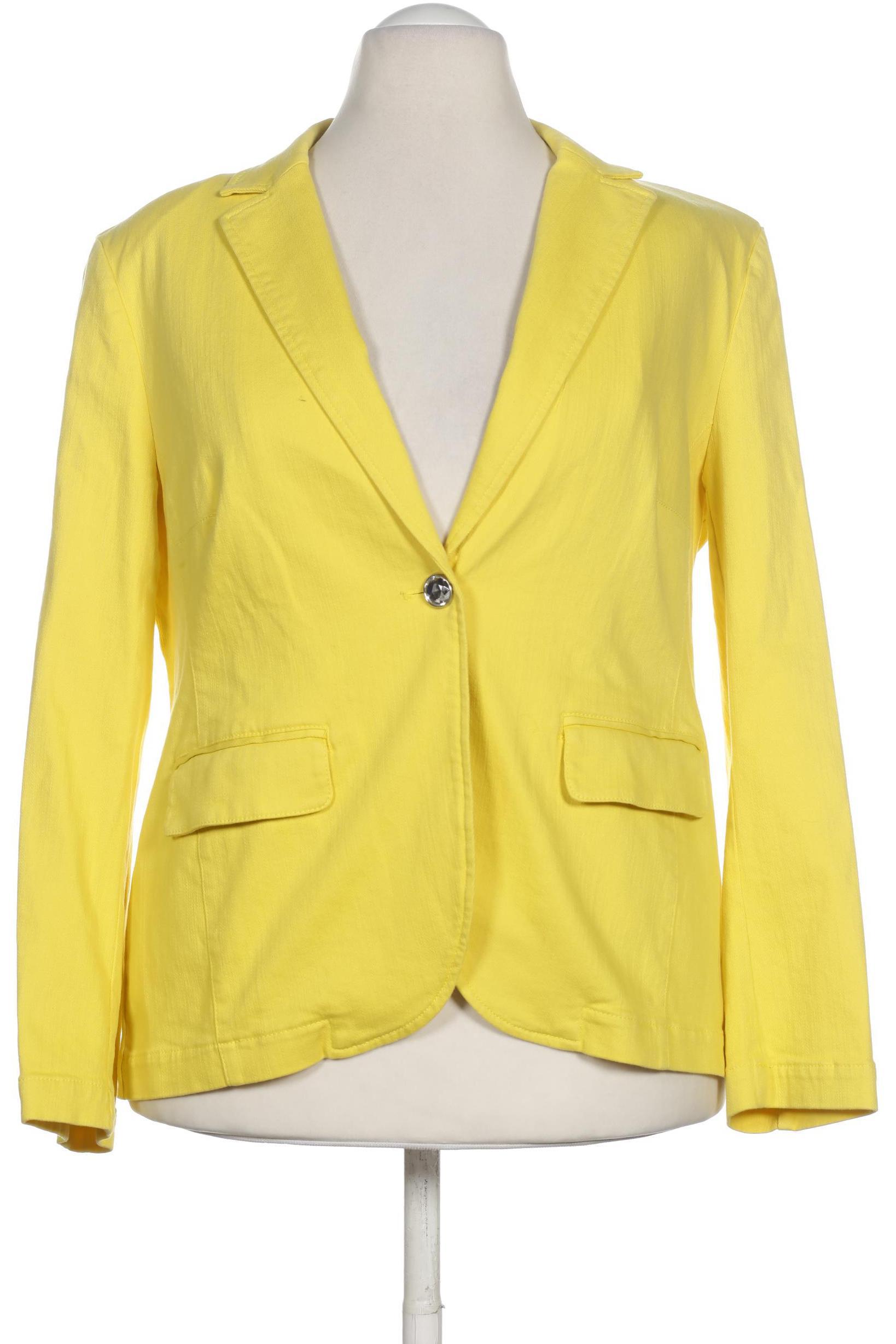 

Ulla Popken Damen Blazer, gelb, Gr. 46