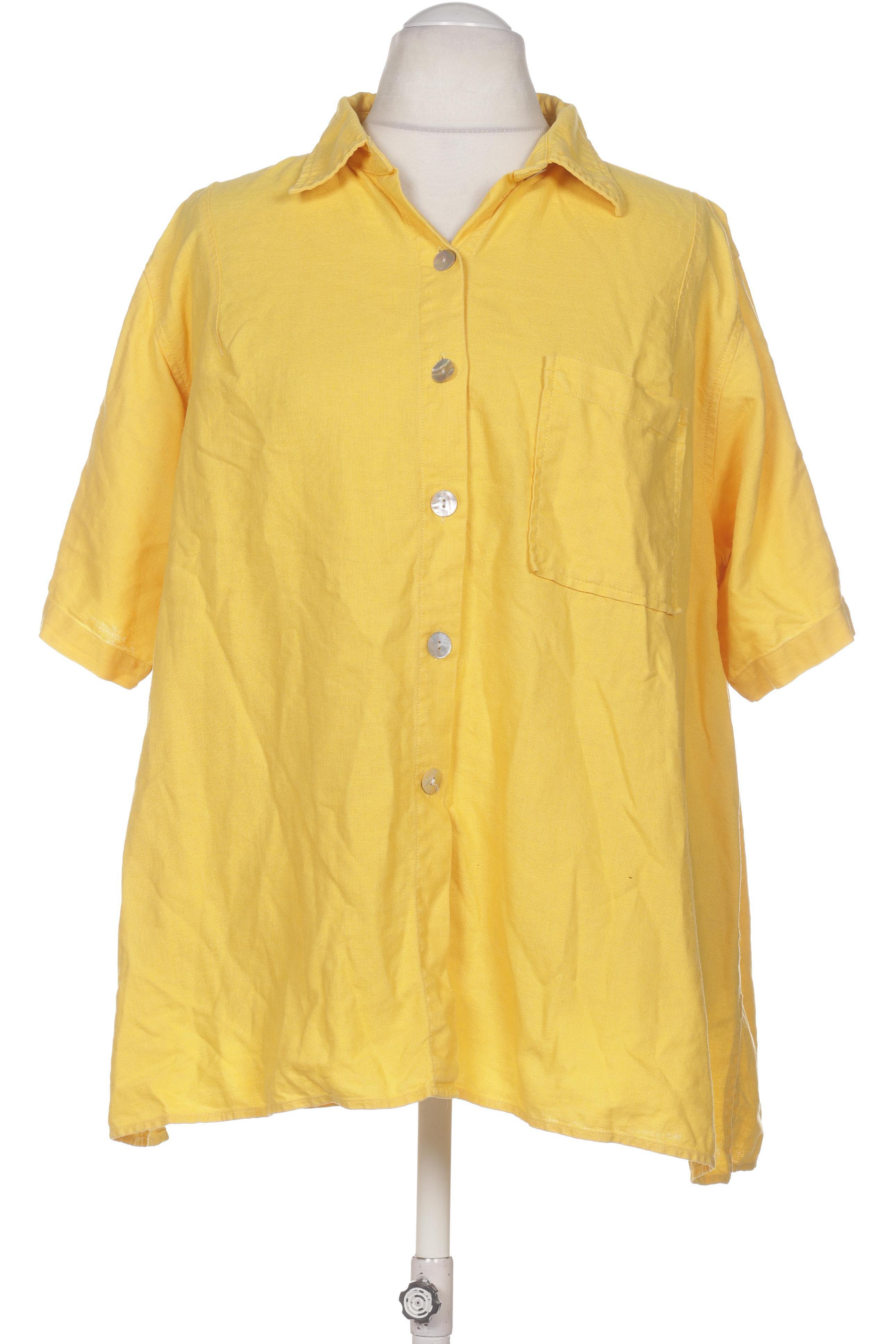 

Ulla Popken Damen Bluse, gelb, Gr. 56