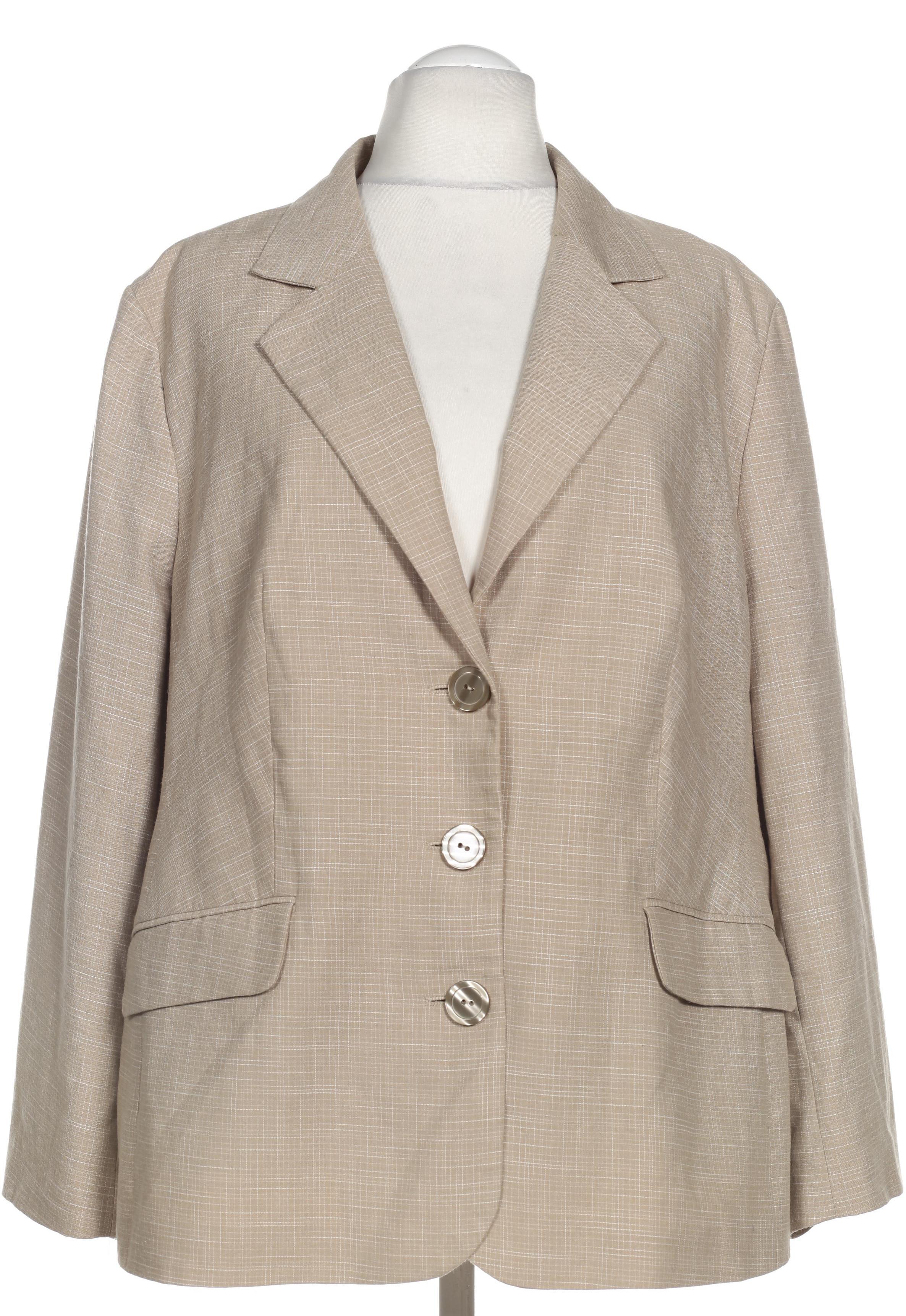 

Ulla Popken Damen Blazer, beige, Gr. 54