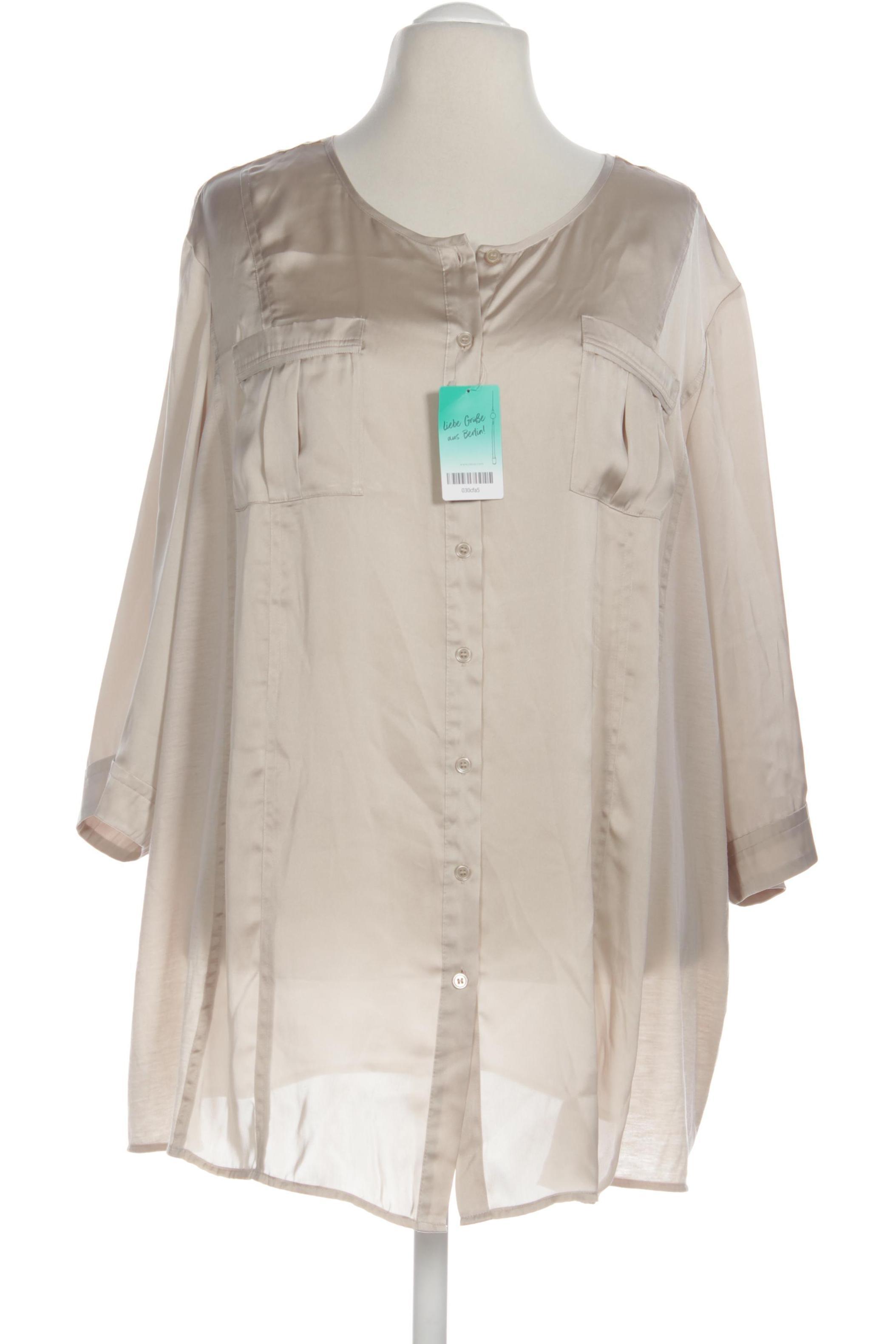 

Ulla Popken Damen Bluse, beige, Gr. 58