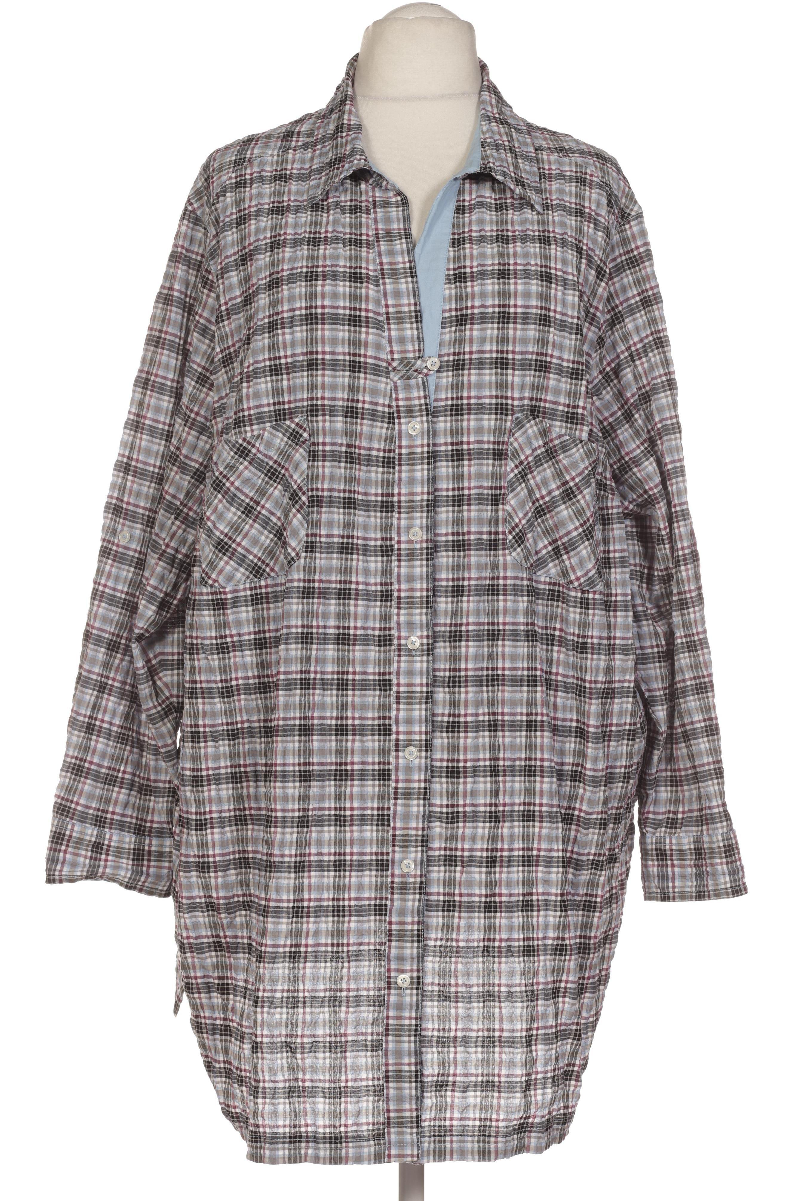 

Ulla Popken Damen Bluse, blau, Gr. 62