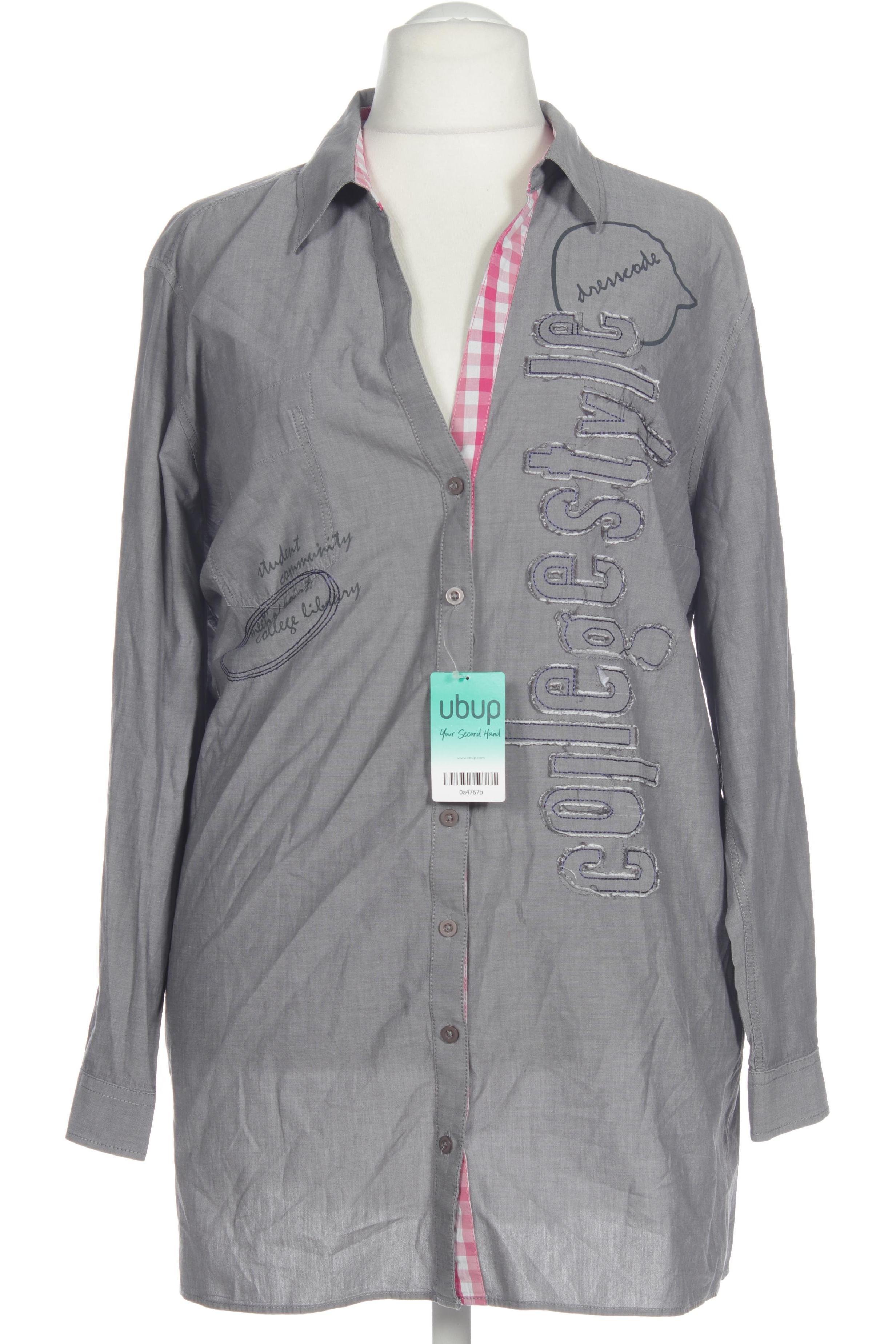 

Ulla Popken Damen Bluse, grau, Gr. 54