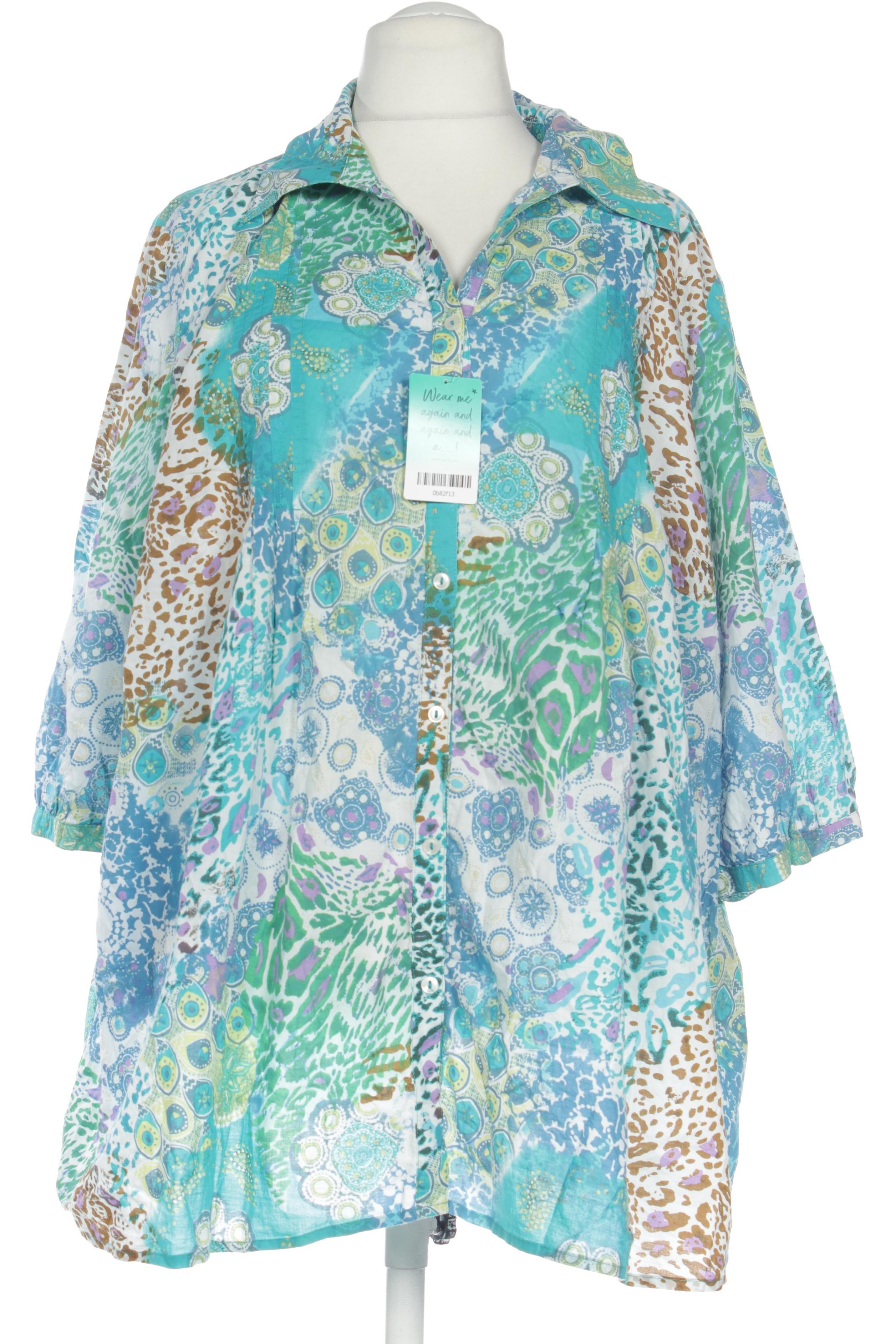 

Ulla Popken Damen Bluse, blau, Gr. 54