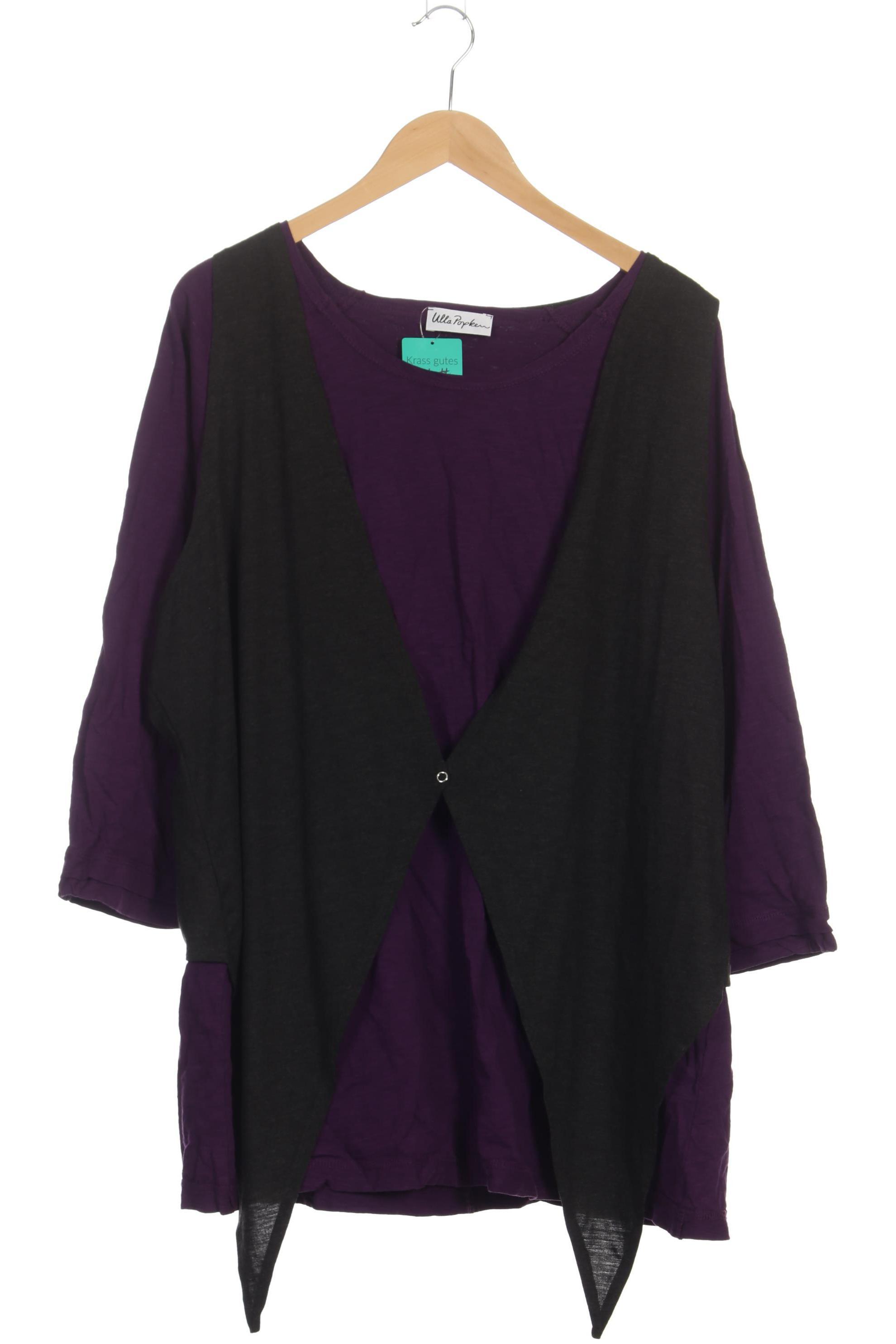 

Ulla Popken Damen Langarmshirt, lila, Gr. 50