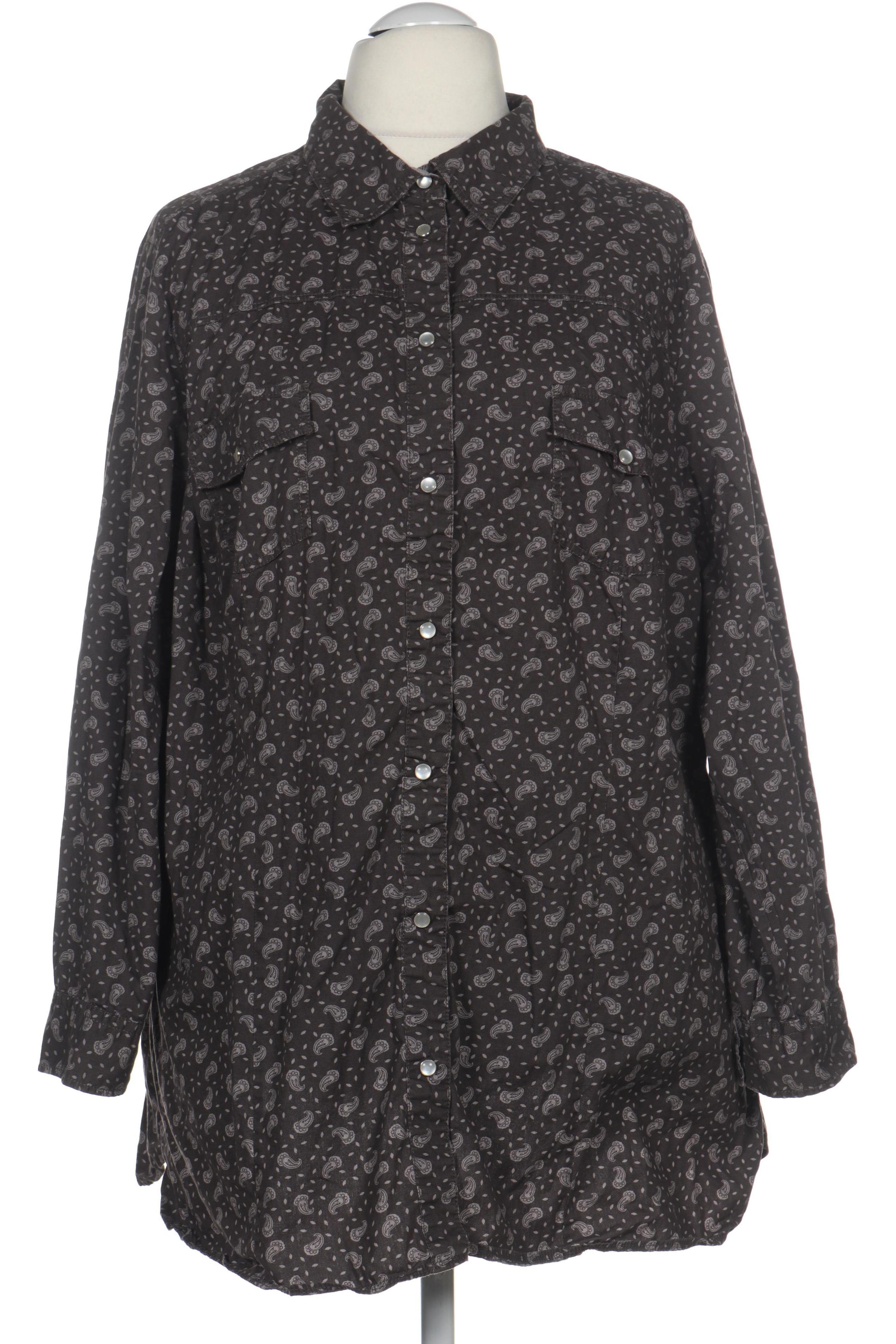 

Ulla Popken Damen Bluse, grau, Gr. 54