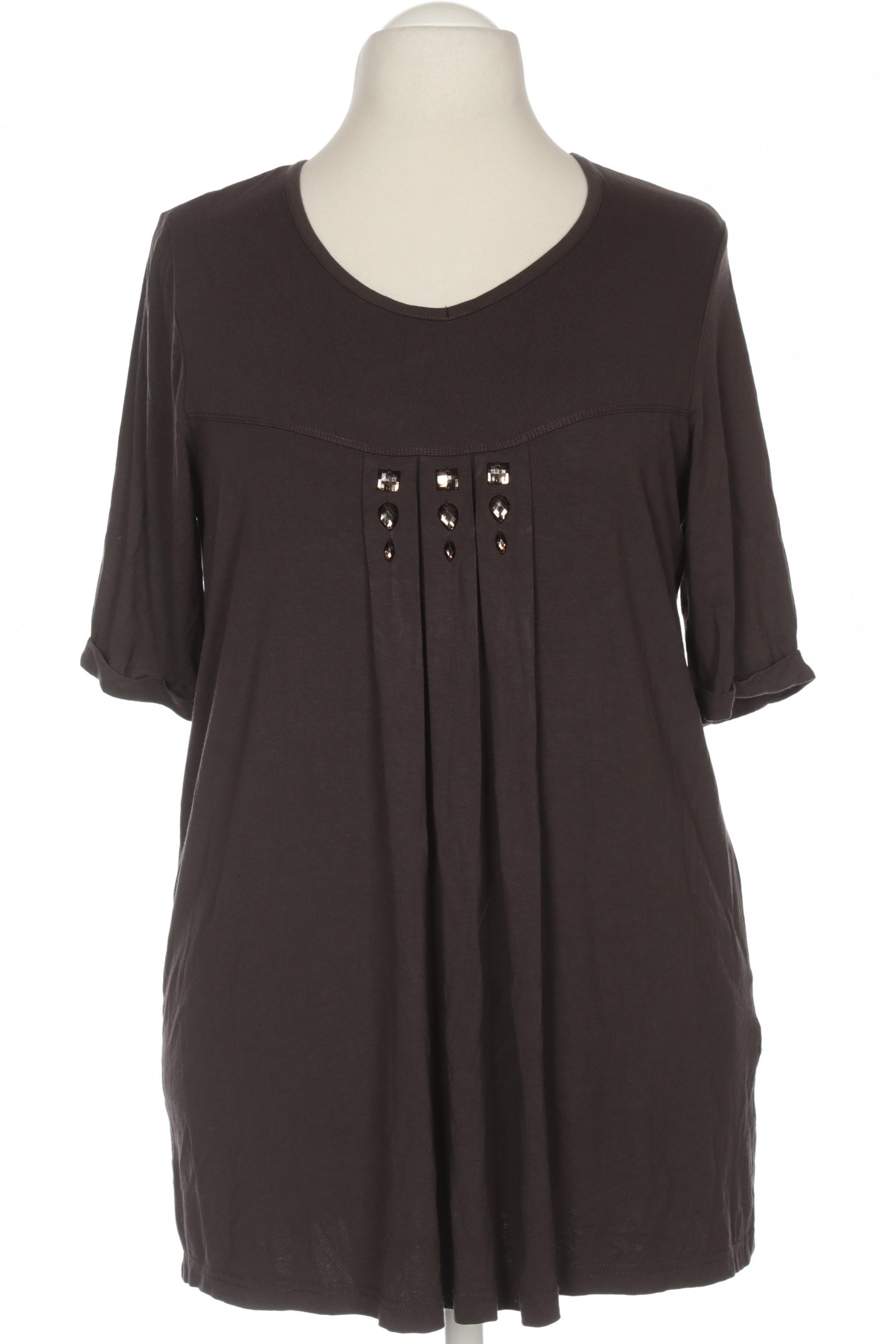 

Ulla Popken Damen Bluse, grau, Gr. 42