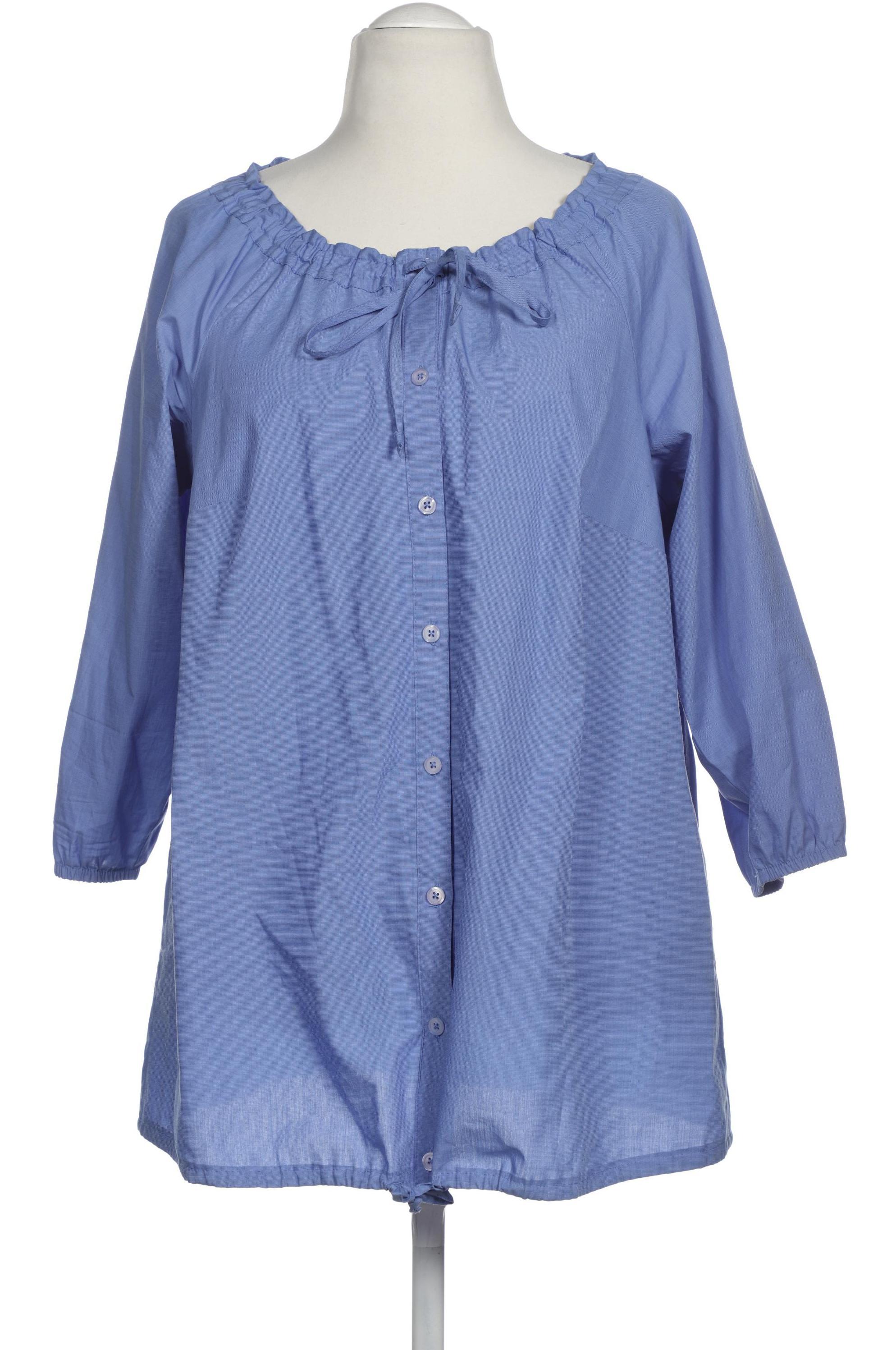 

Ulla Popken Damen Bluse, blau, Gr. 46