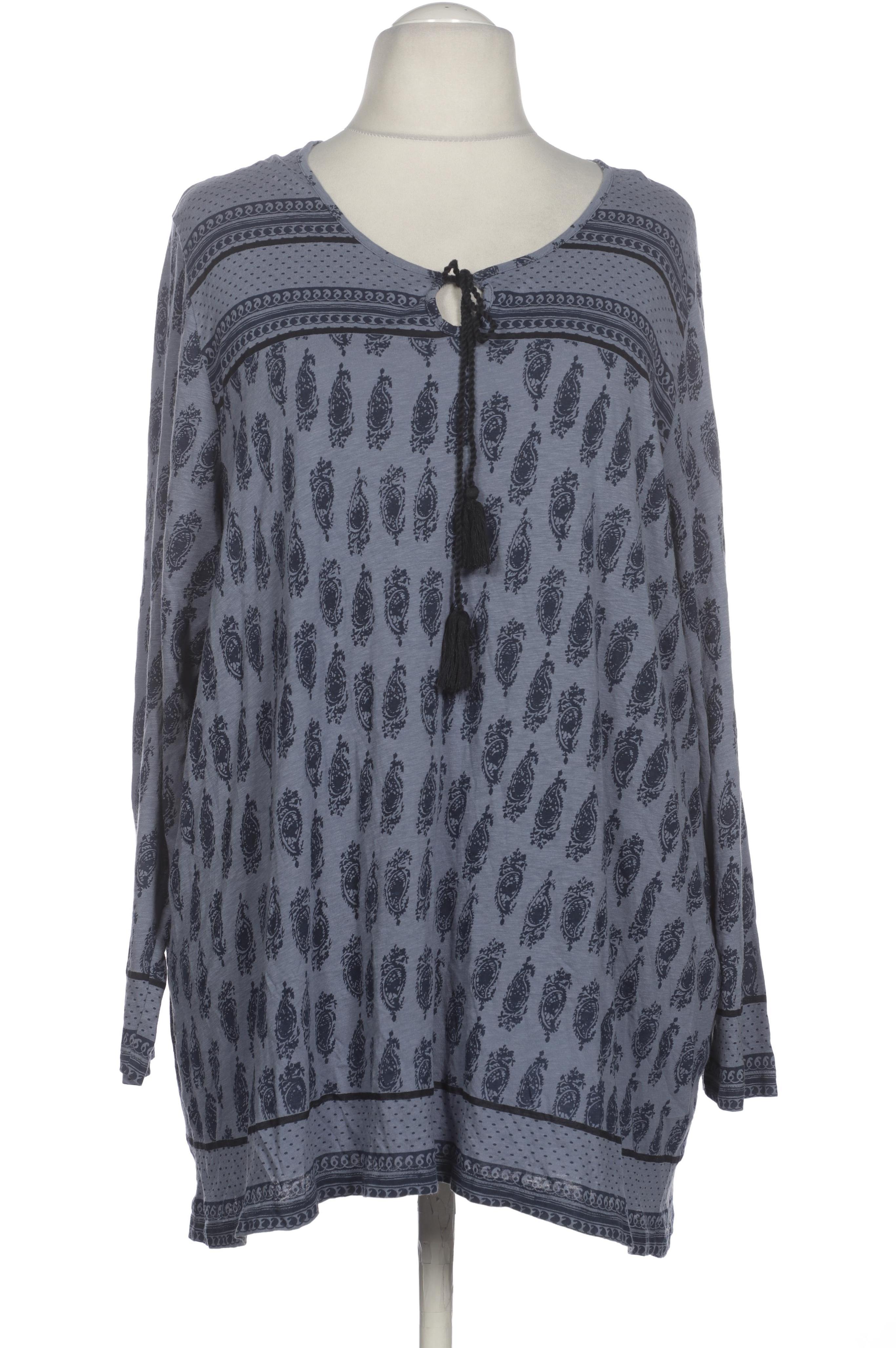 

Ulla Popken Damen Bluse, blau, Gr. 50