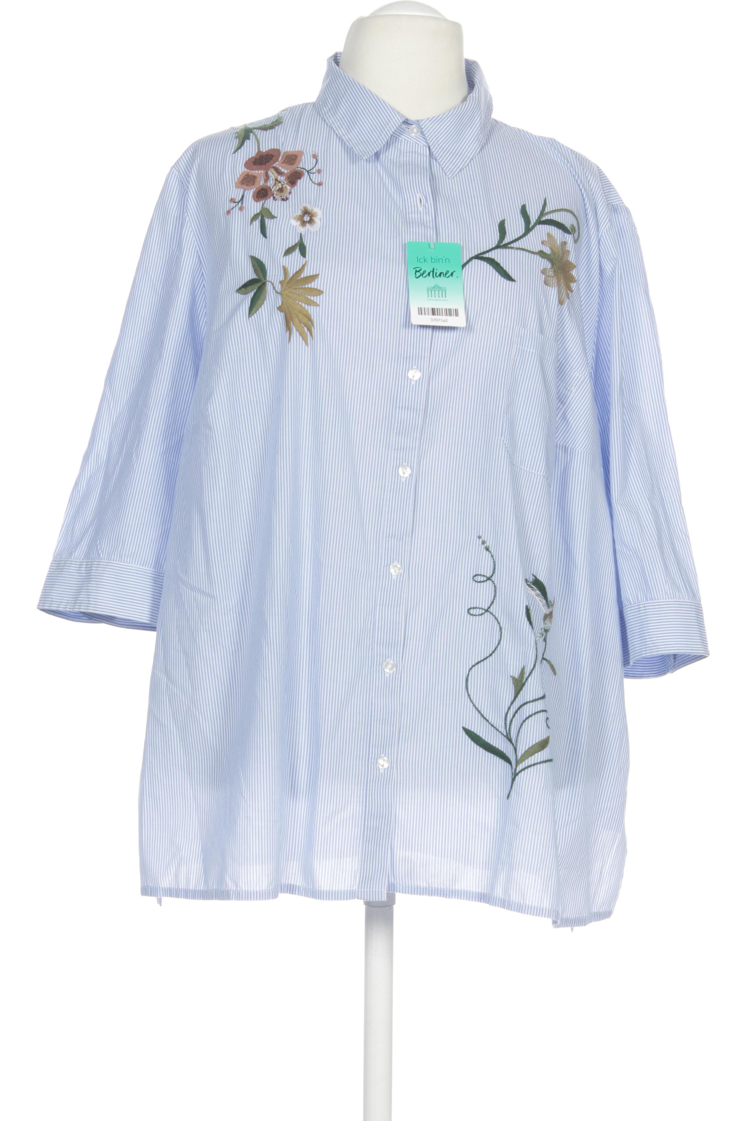 

Ulla Popken Damen Bluse, blau, Gr. 54