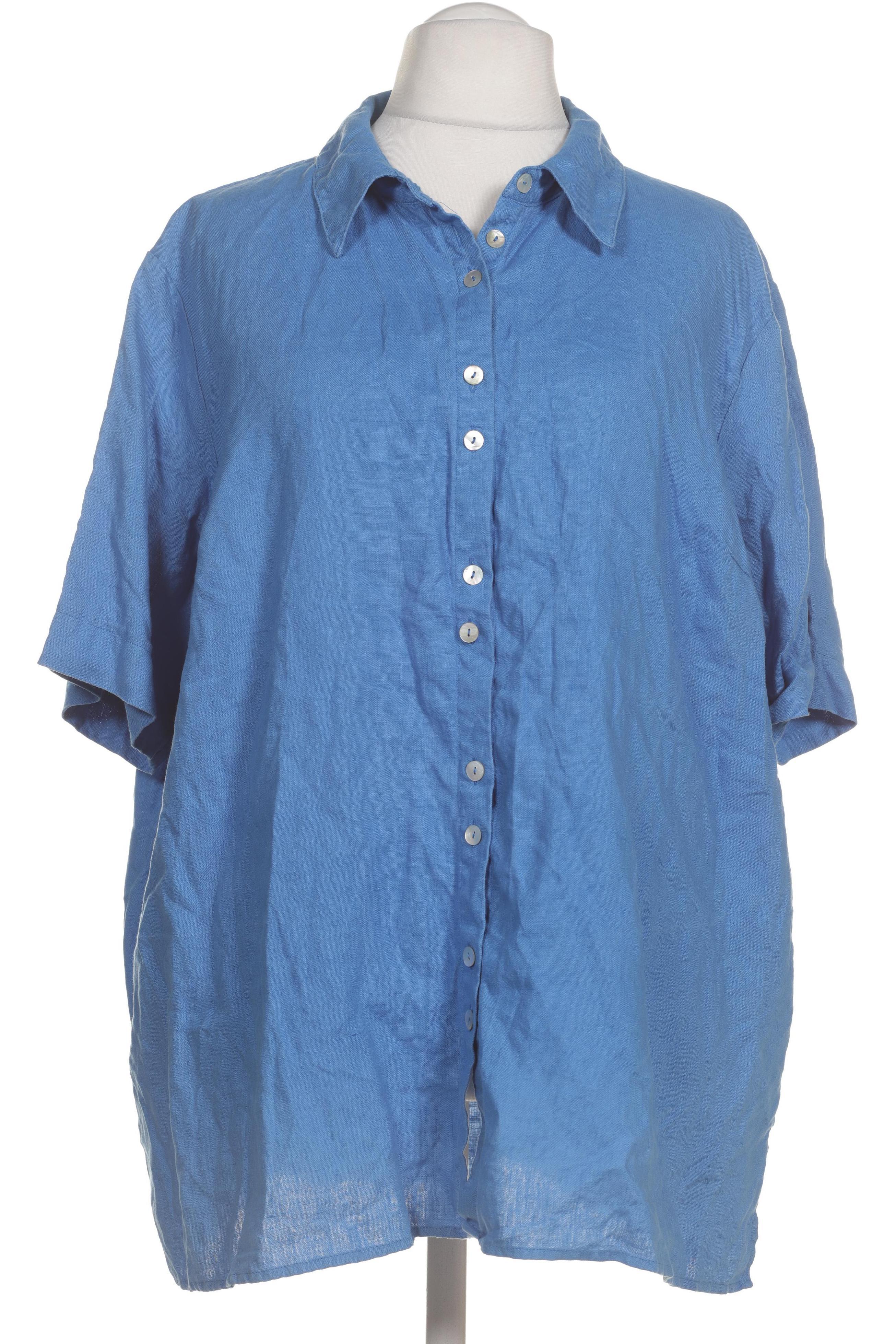 

Ulla Popken Damen Bluse, blau, Gr. 54