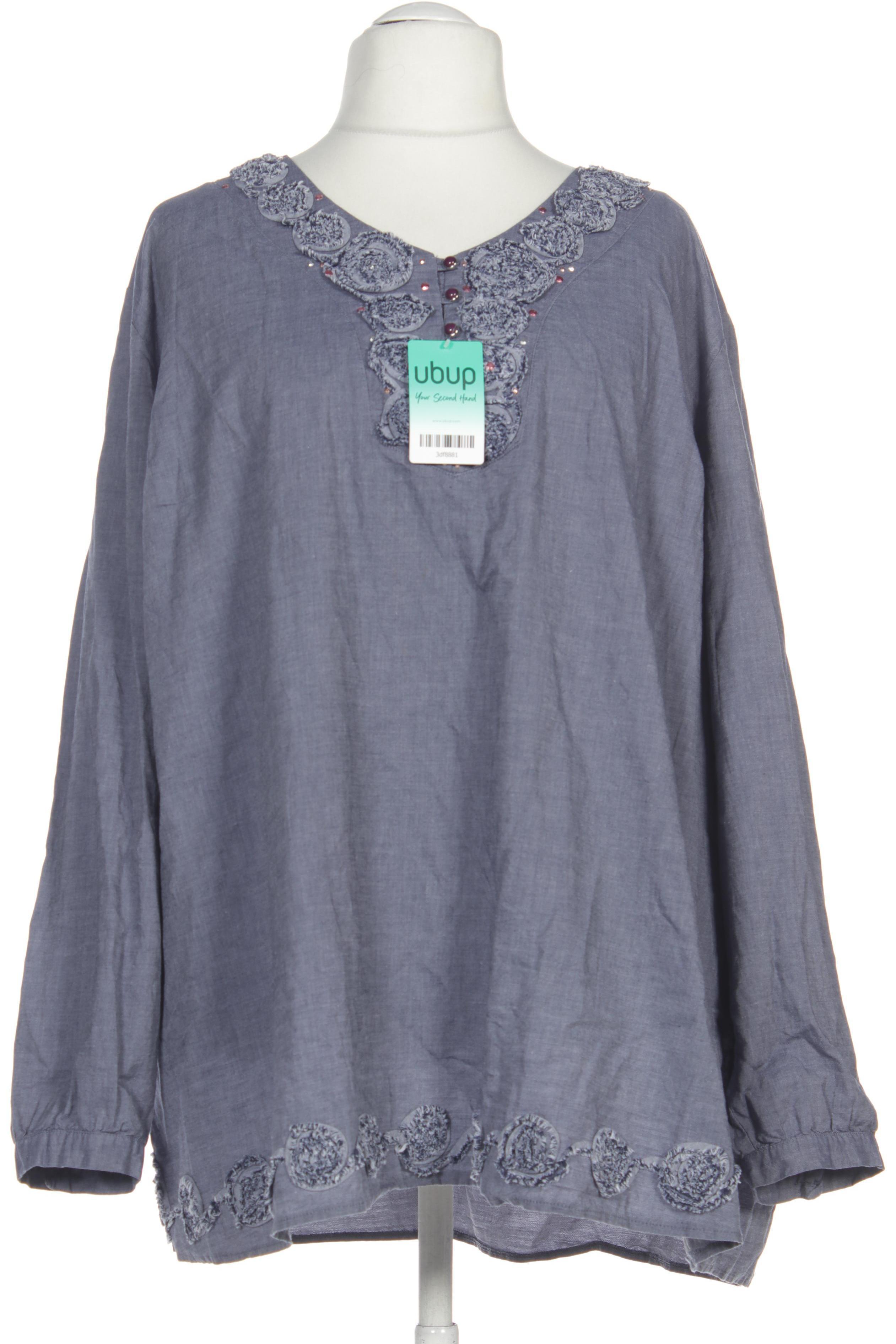 

Ulla Popken Damen Bluse, blau, Gr. 54