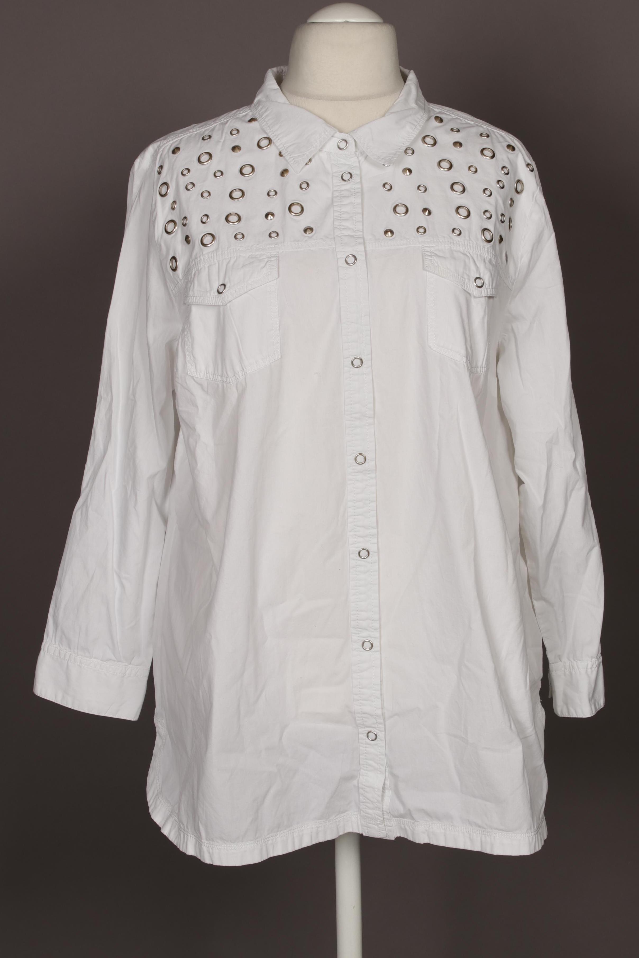 

Ulla Popken Damen Bluse, weiß, Gr.