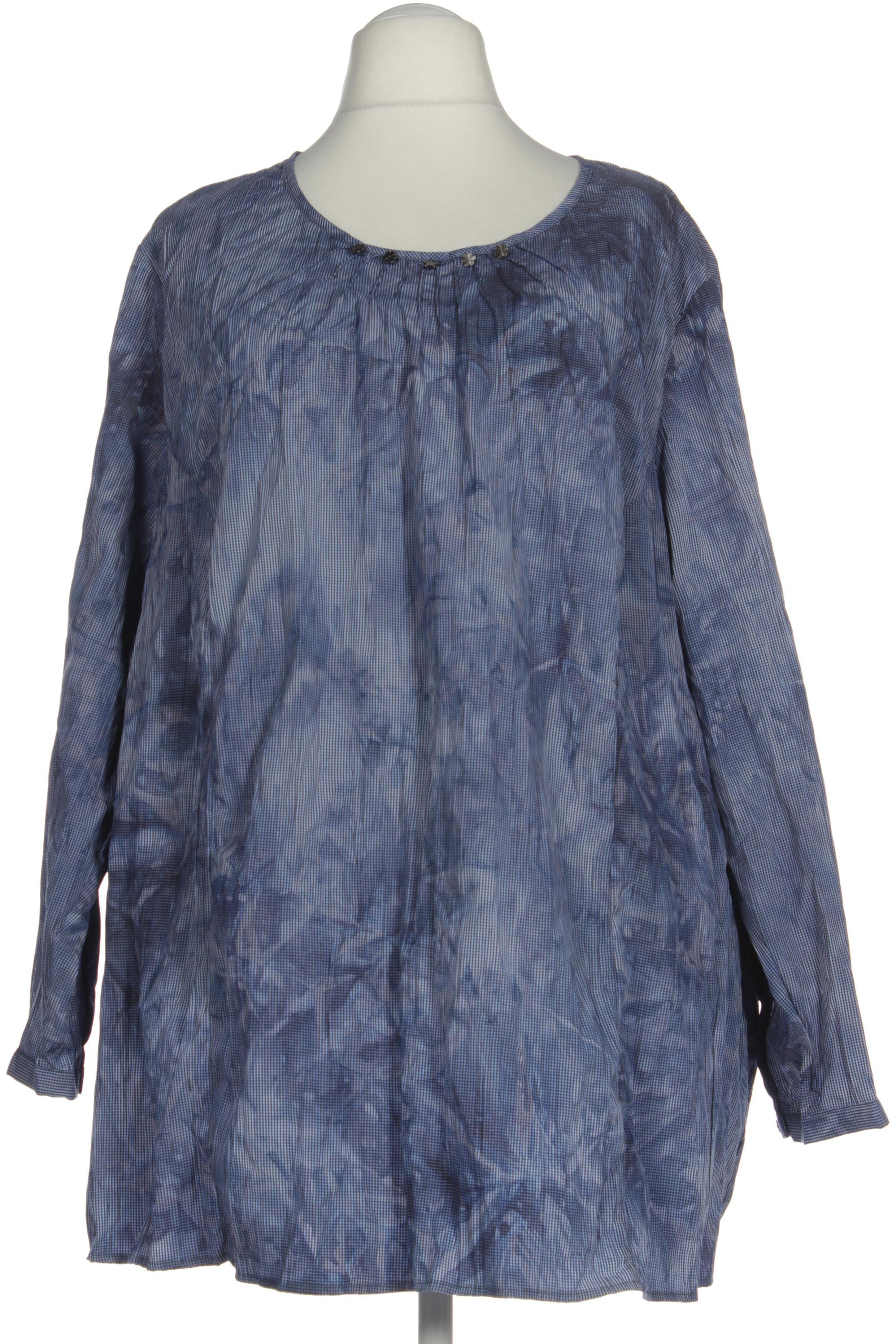 

Ulla Popken Damen Bluse, blau, Gr. 58