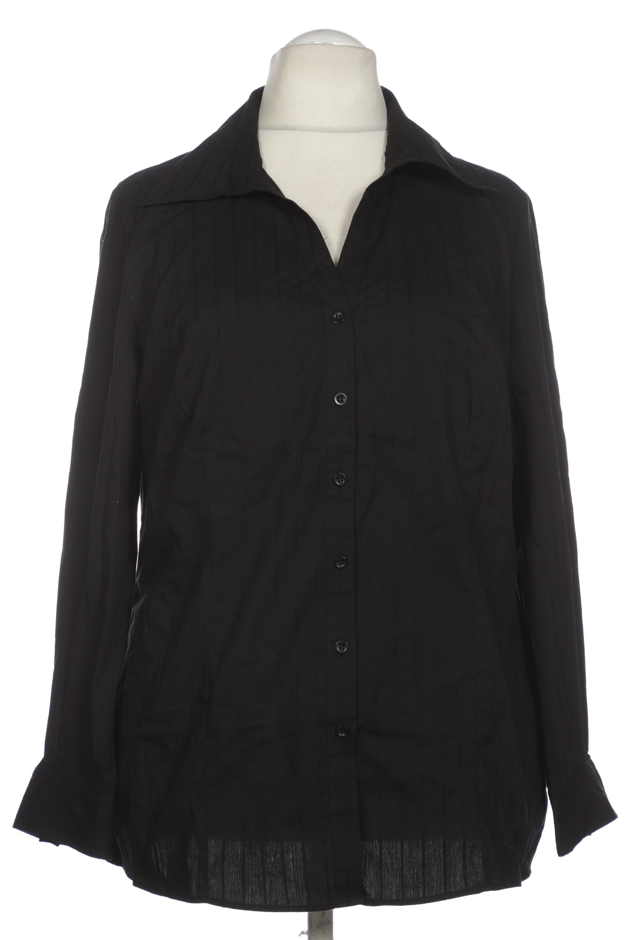 

Ulla Popken Damen Bluse, schwarz, Gr. 46