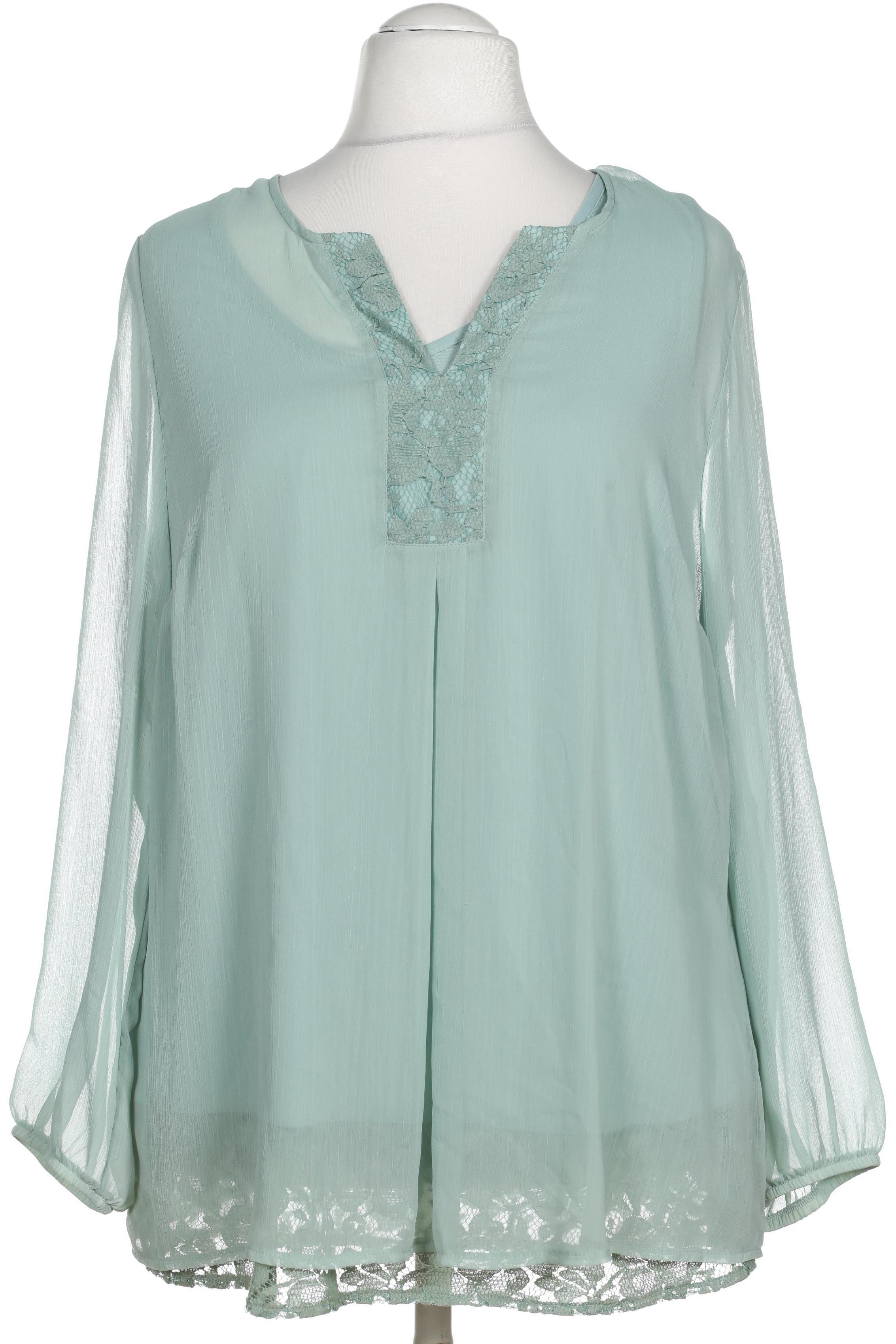 

Ulla Popken Damen Bluse, türkis, Gr. 46