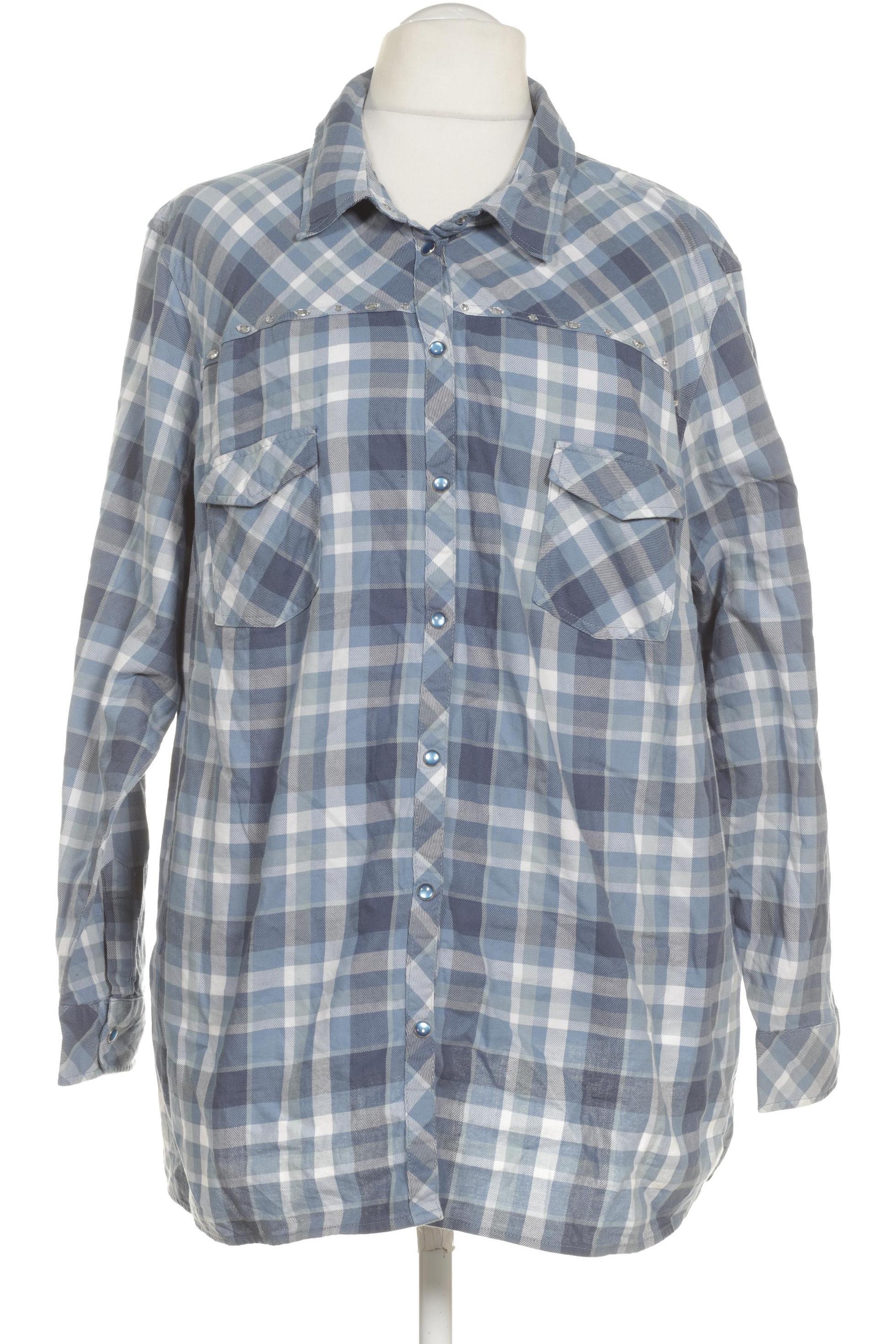 

Ulla Popken Damen Bluse, blau, Gr. 54