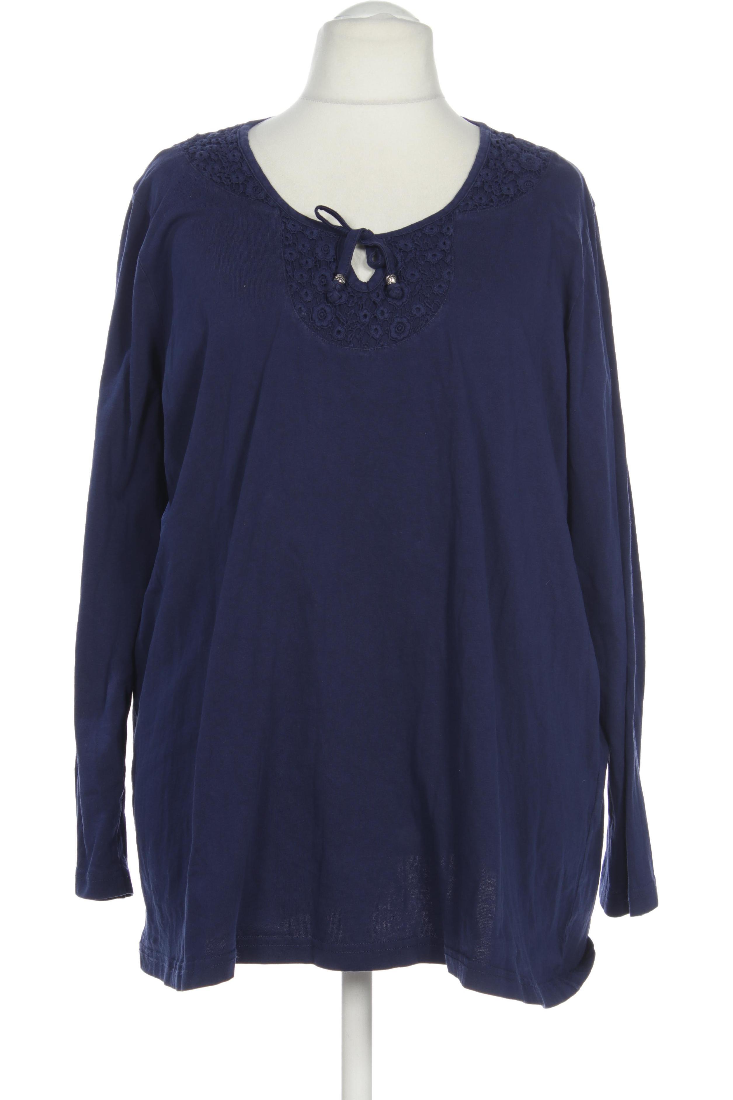 

Ulla Popken Damen Bluse, blau, Gr. 54