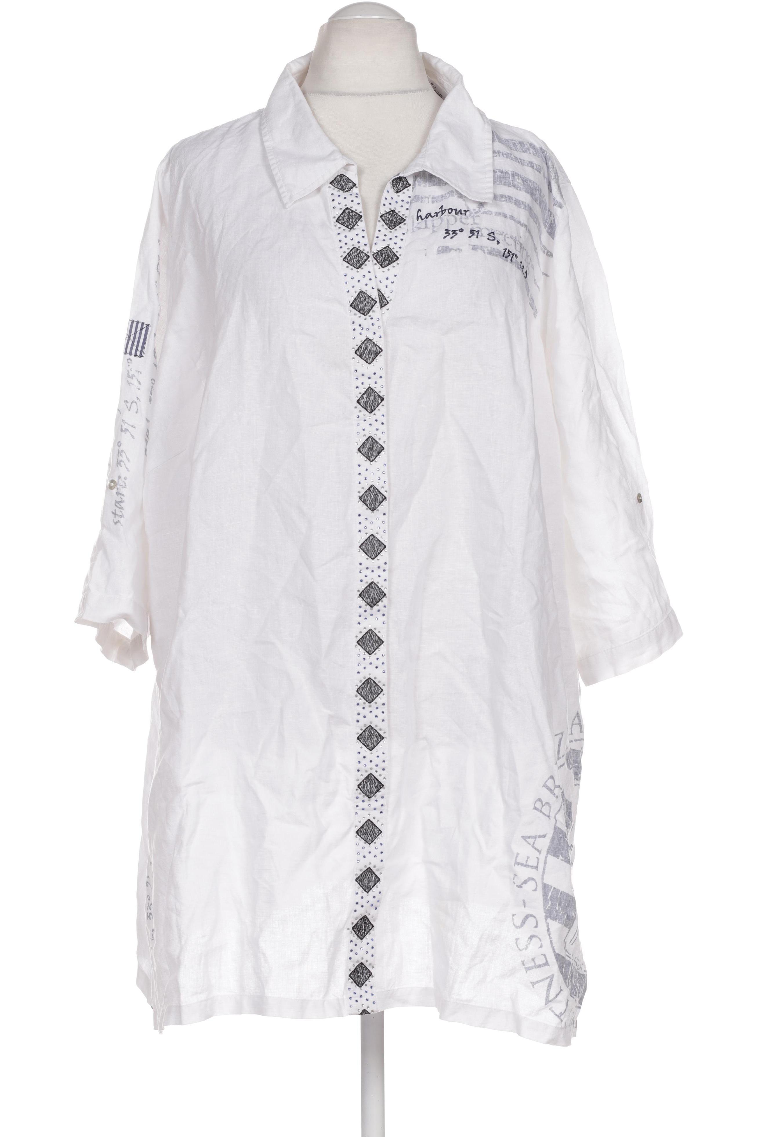 

Ulla Popken Damen Bluse, weiß, Gr. 58