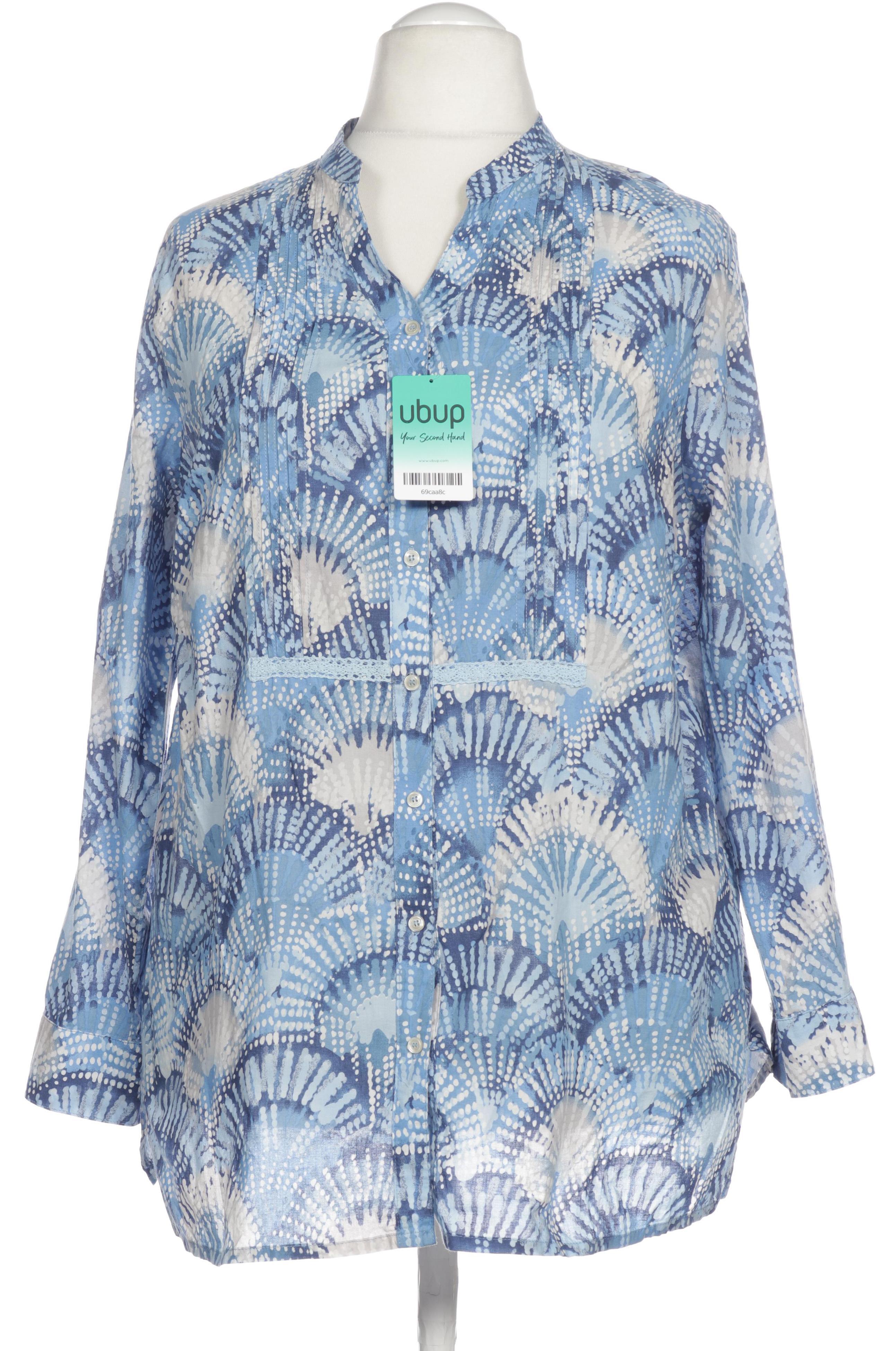 

Ulla Popken Damen Bluse, blau, Gr. 46