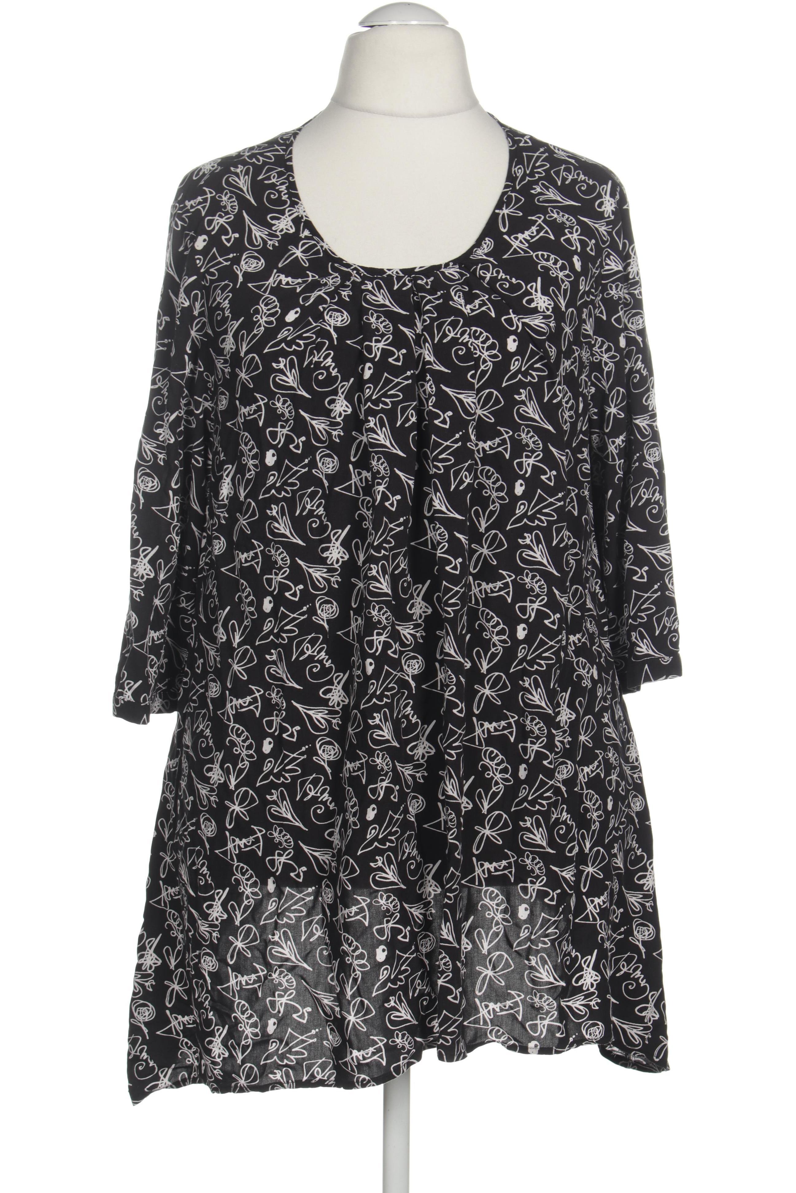 

Ulla Popken Damen Bluse, schwarz, Gr. 46