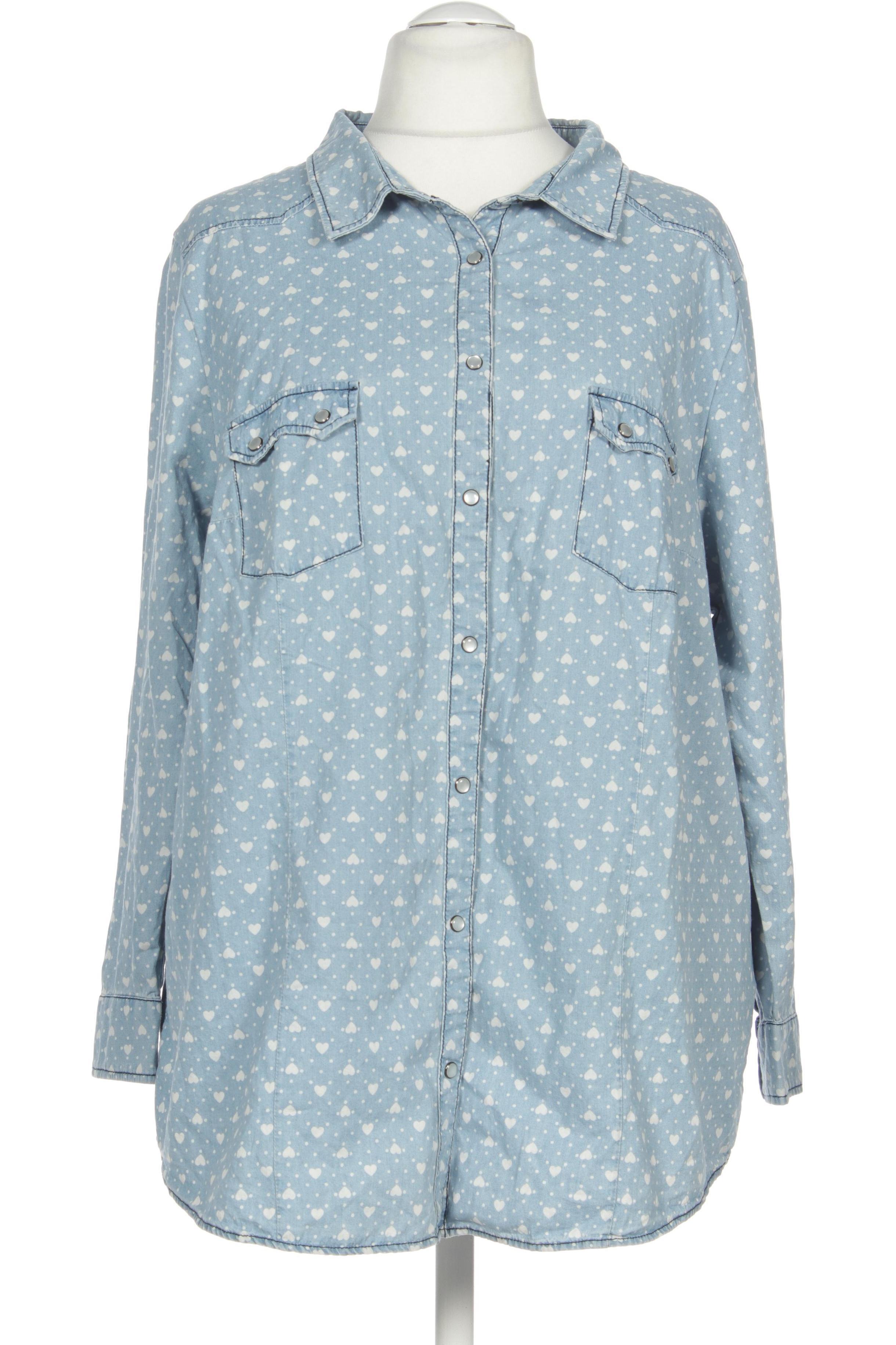 

Ulla Popken Damen Bluse, blau, Gr. 50