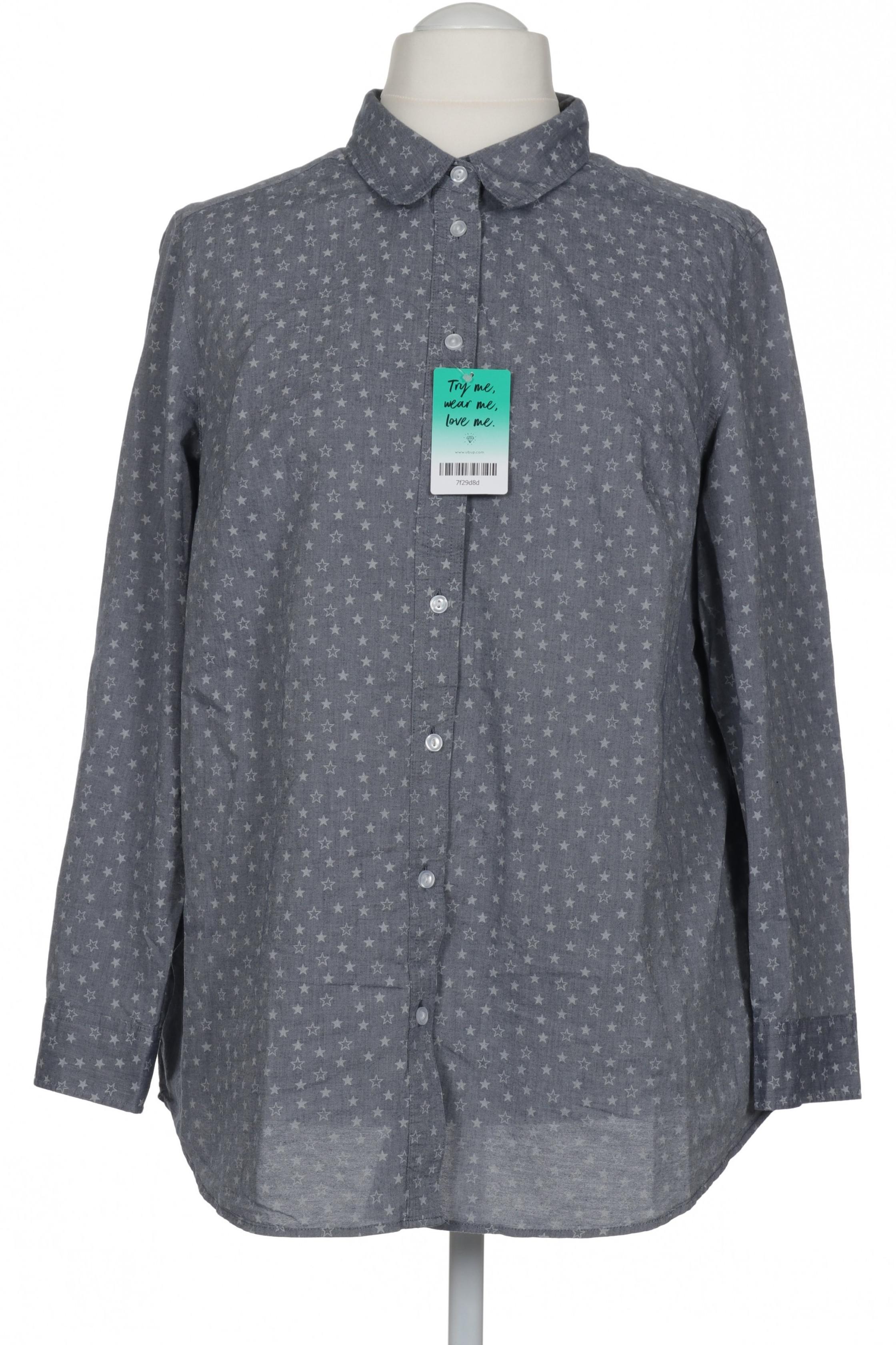 

Ulla Popken Damen Bluse, blau, Gr. 46