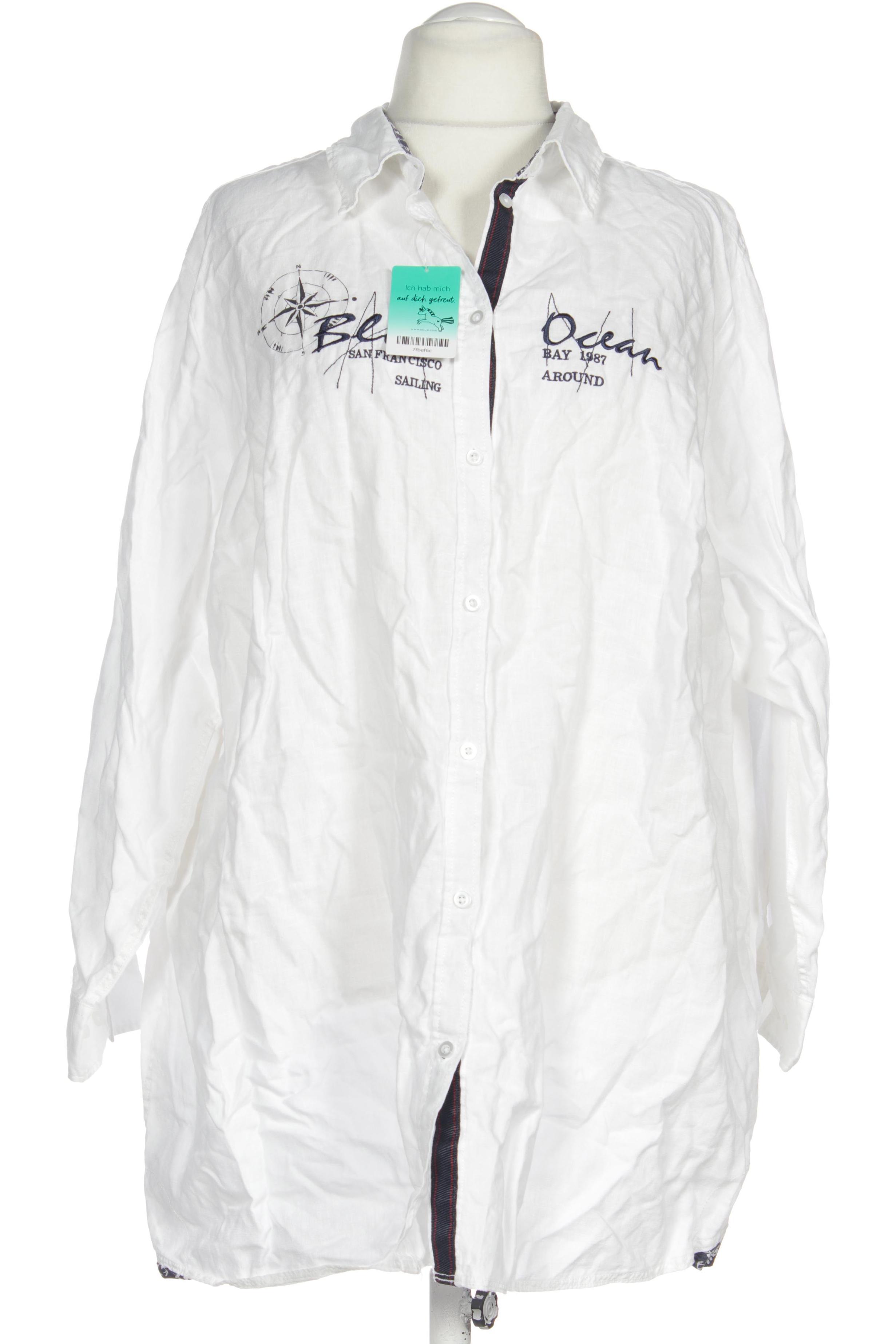 

Ulla Popken Damen Bluse, weiß, Gr. 54