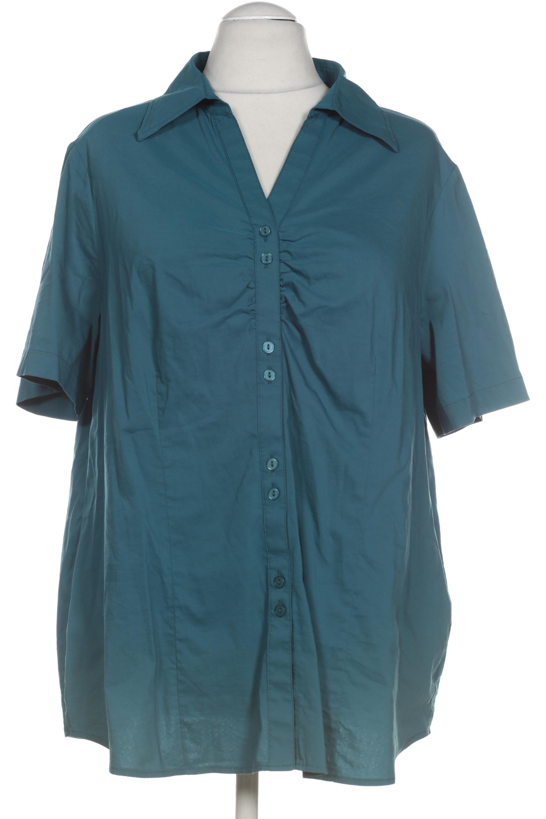 

Ulla Popken Damen Bluse, türkis, Gr. 48