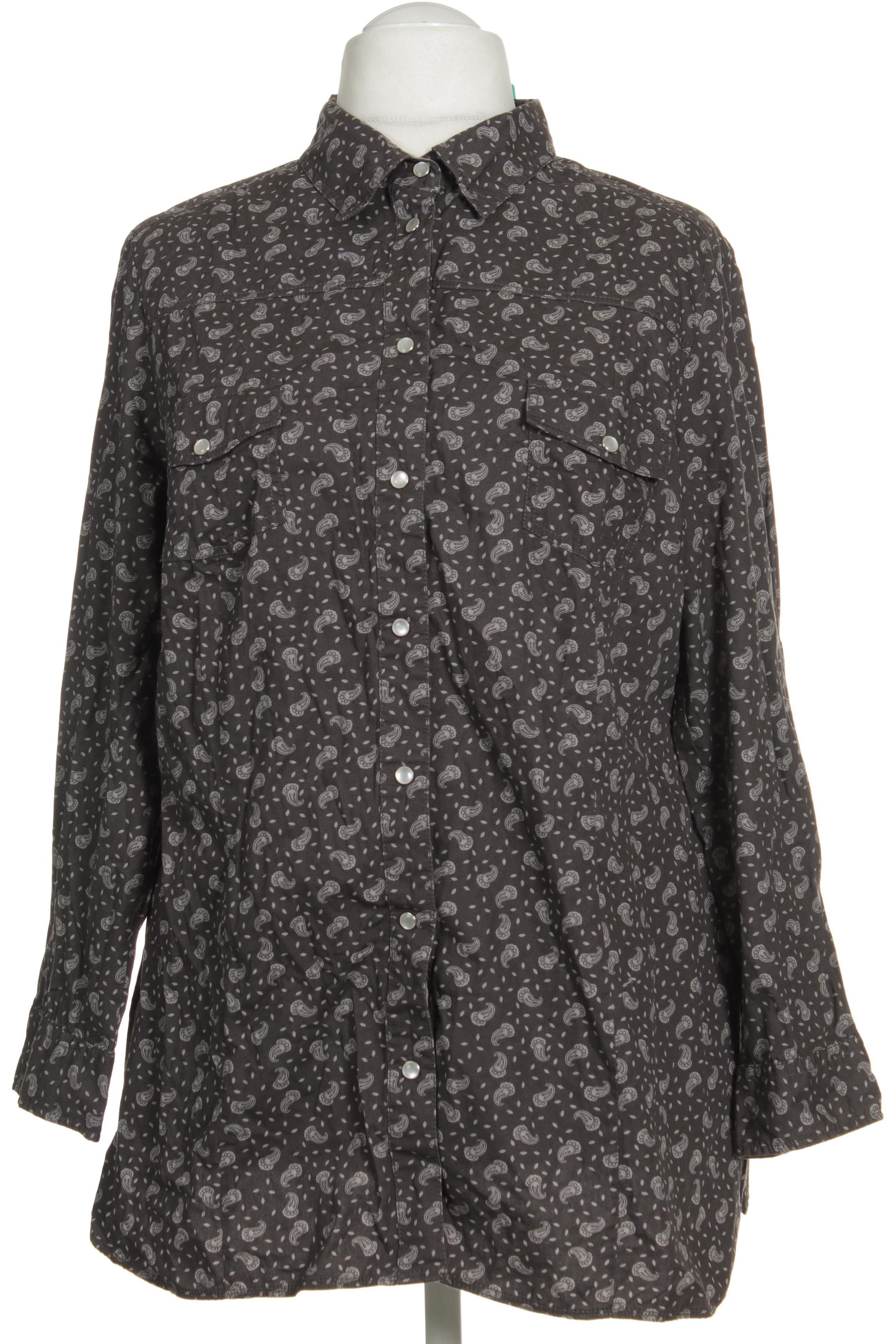 

Ulla Popken Damen Bluse, grau, Gr. 46