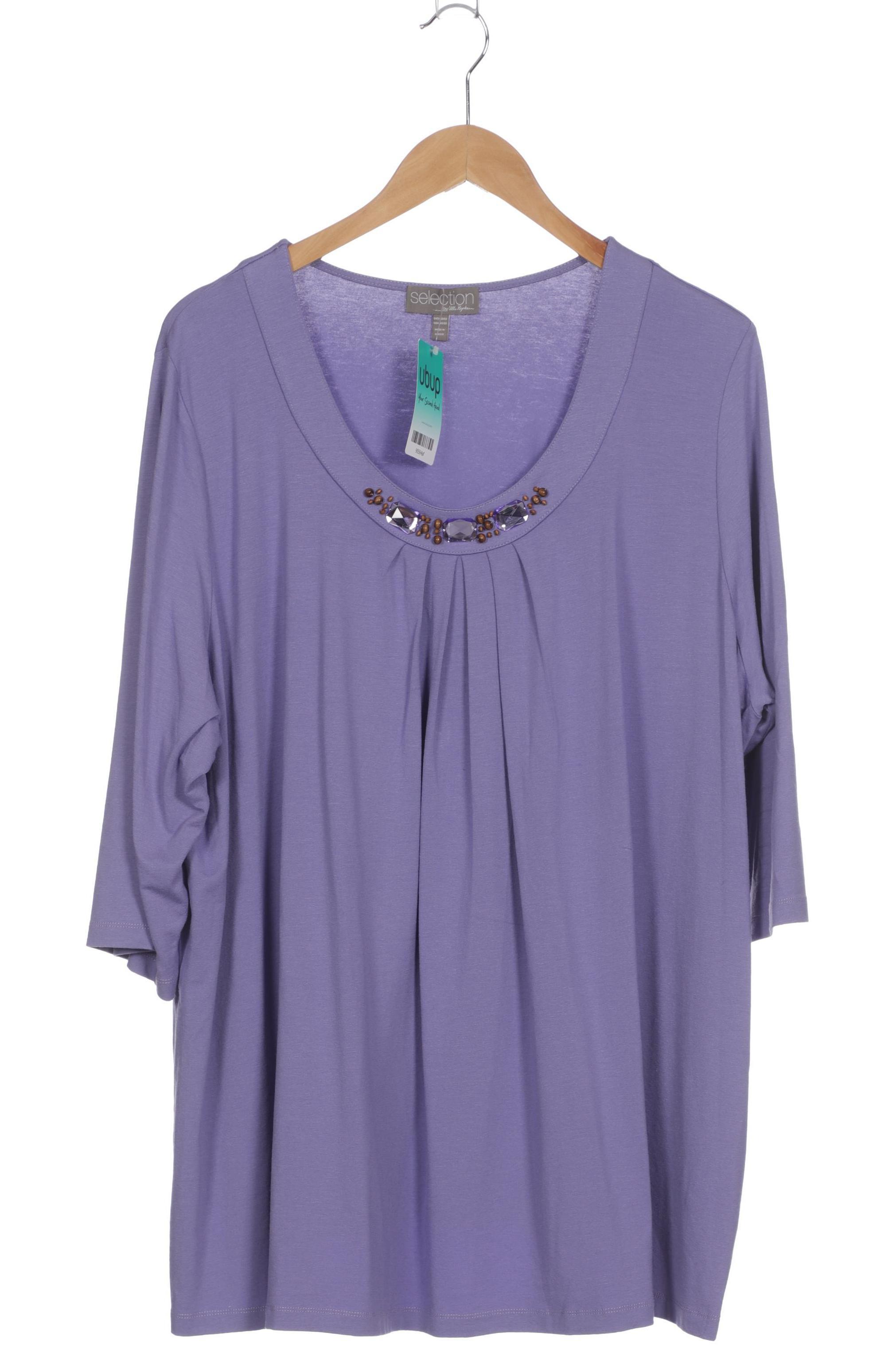 

Ulla Popken Damen Langarmshirt, lila, Gr. 50