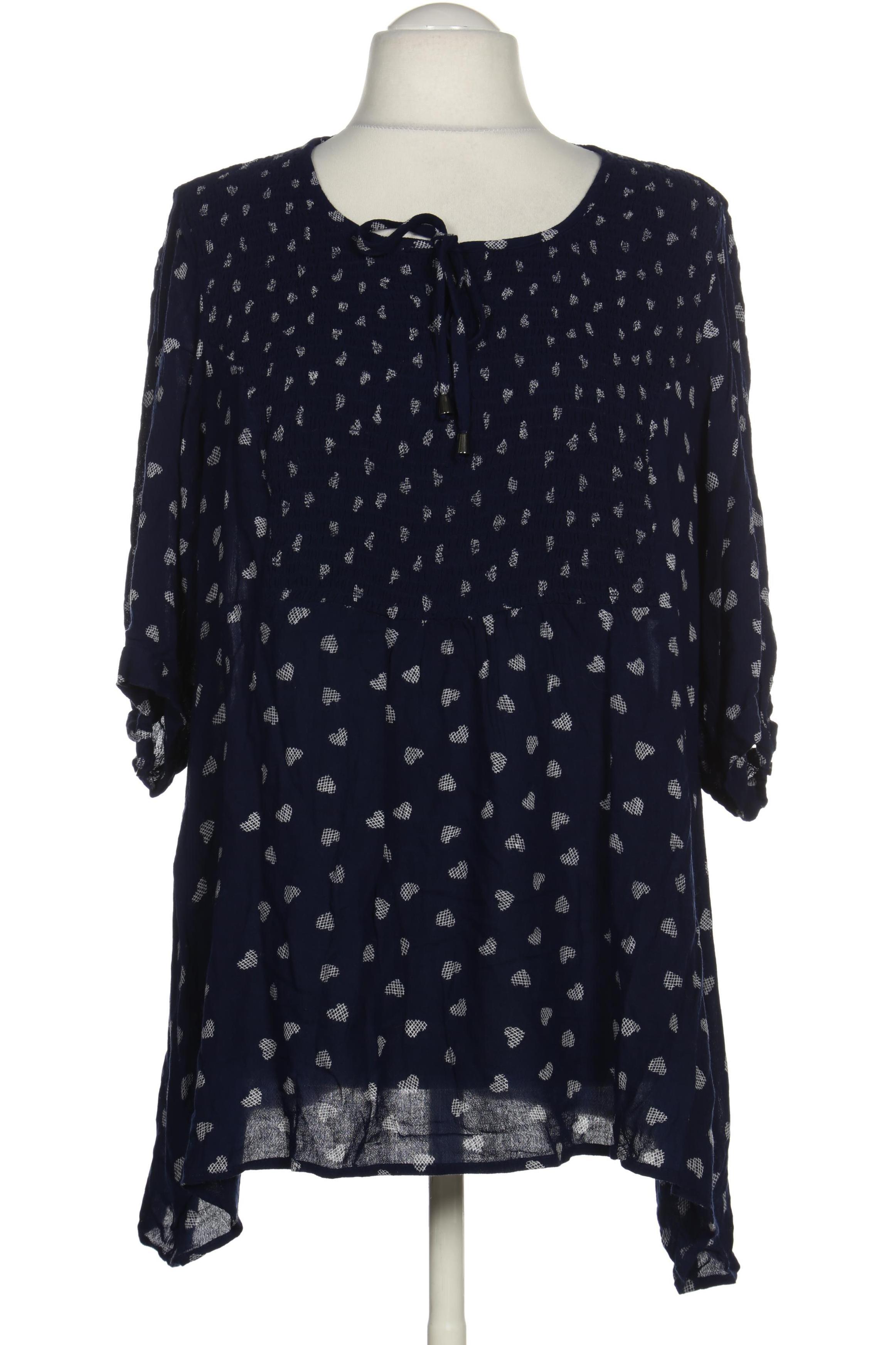 

Ulla Popken Damen Bluse, blau, Gr. 46