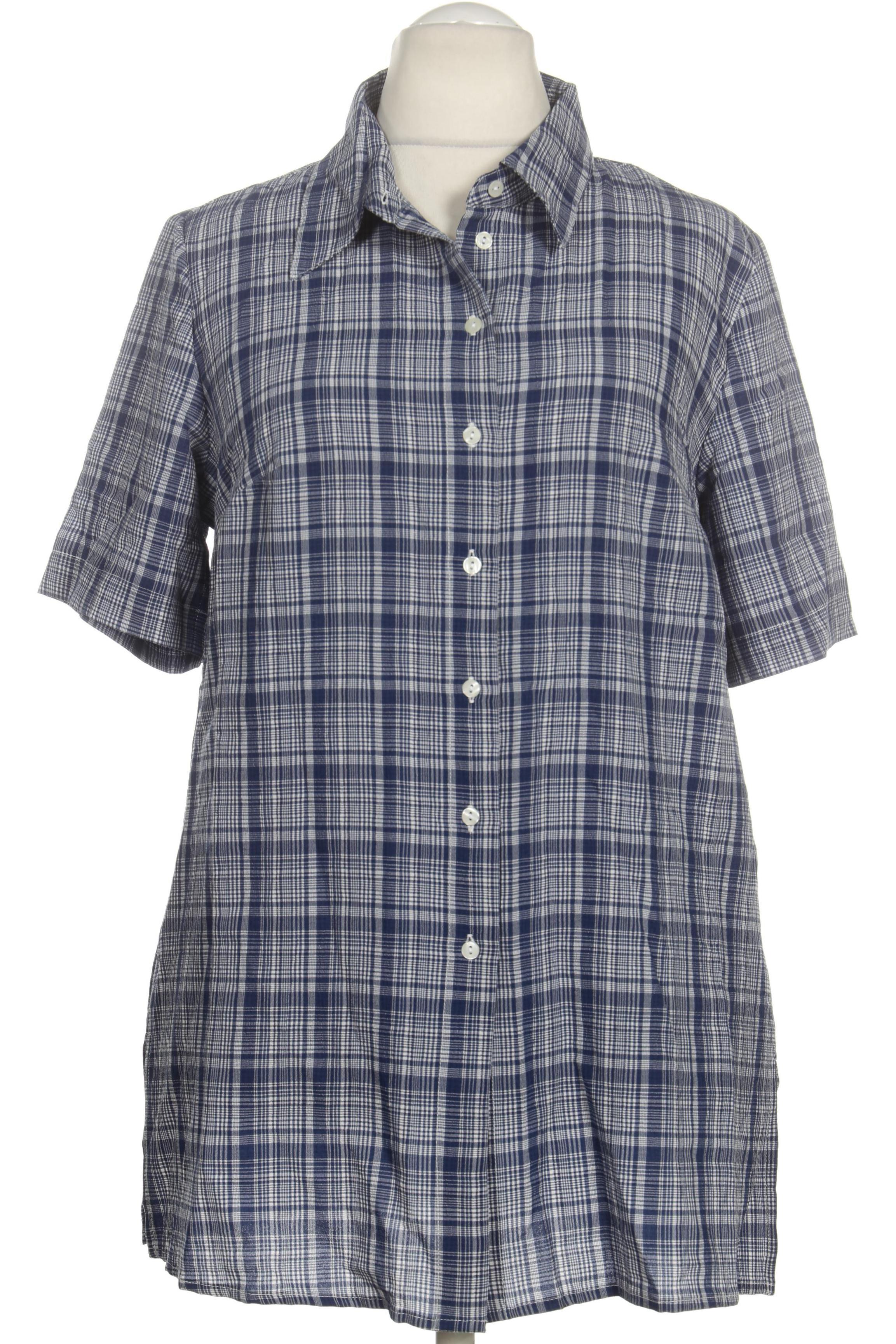 

Ulla Popken Damen Bluse, blau, Gr. 46